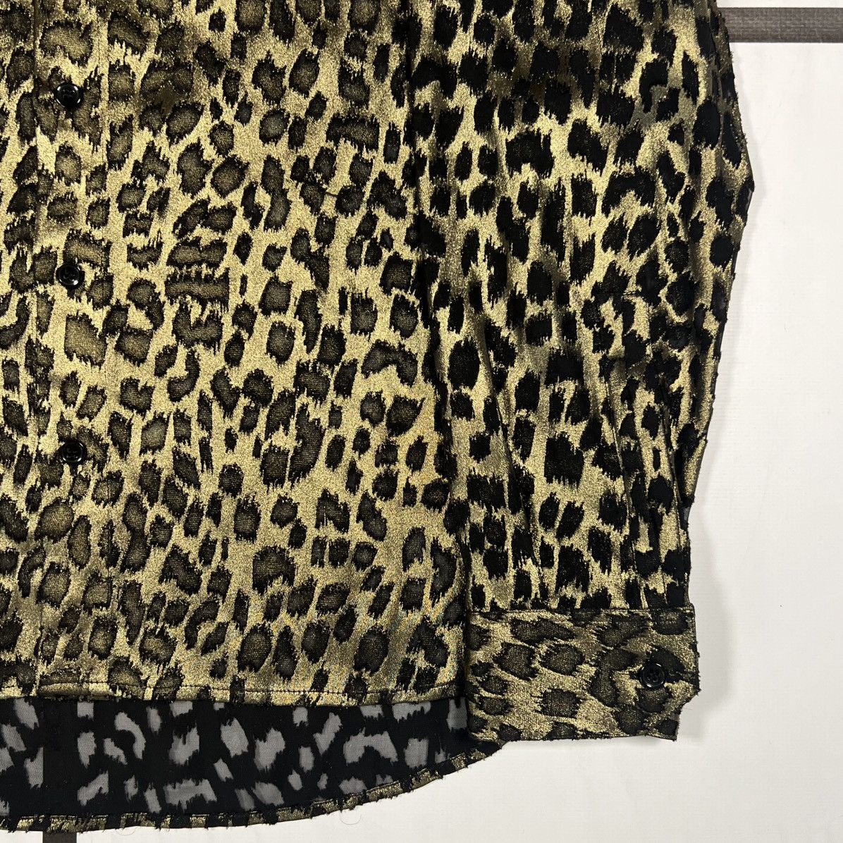 Saint Laurent Paris |[ FW19 Runway Saint Laurent Burnout Leopard Silk Shirt ]| Size US L / EU 52-54 / 3 - 7 Thumbnail