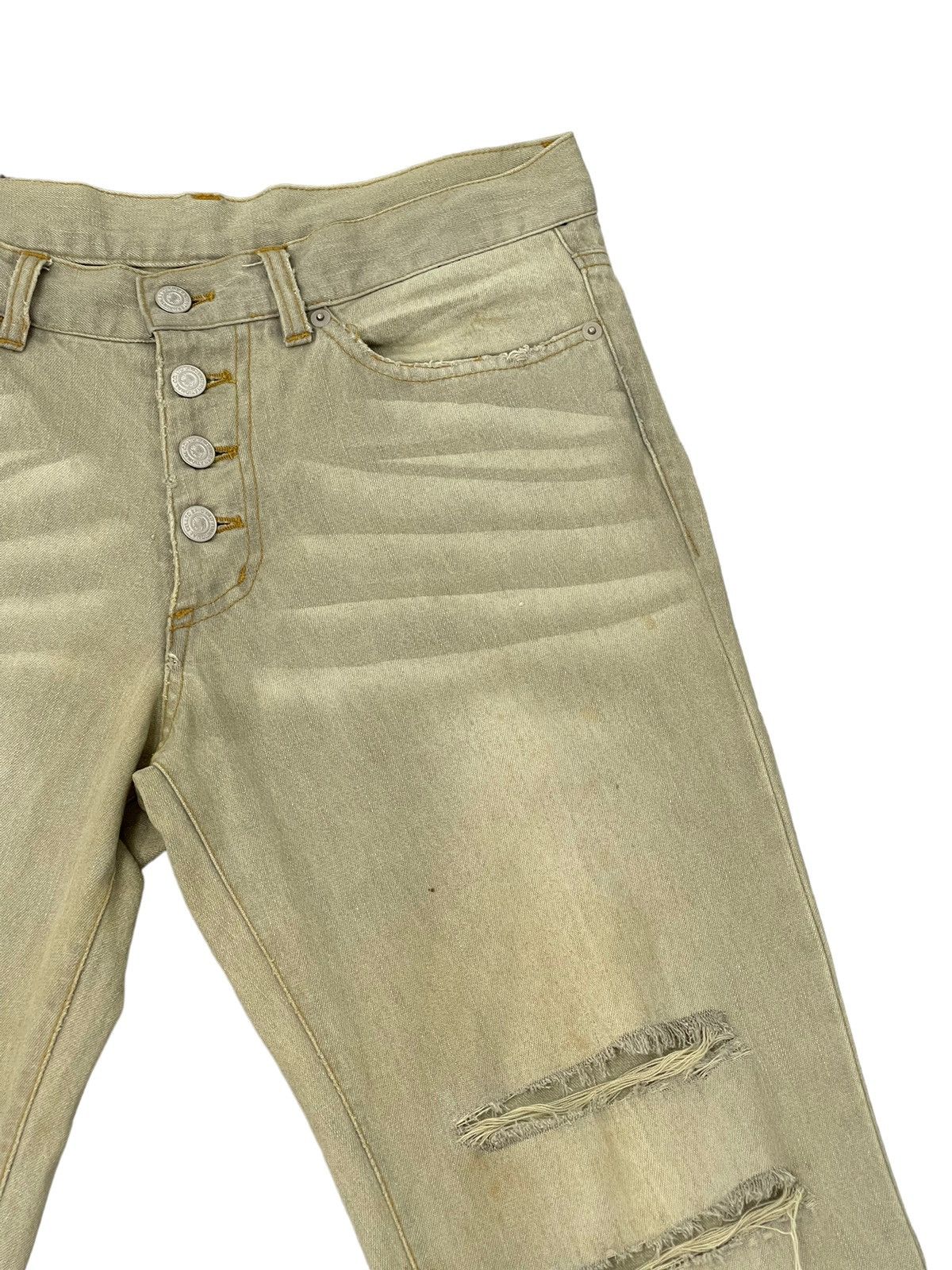 Tornado Mart Flare Jeans Tornado Mart Distress Dirty Faded Boot Cut 7🟦5 Size US 31 - 9 Thumbnail