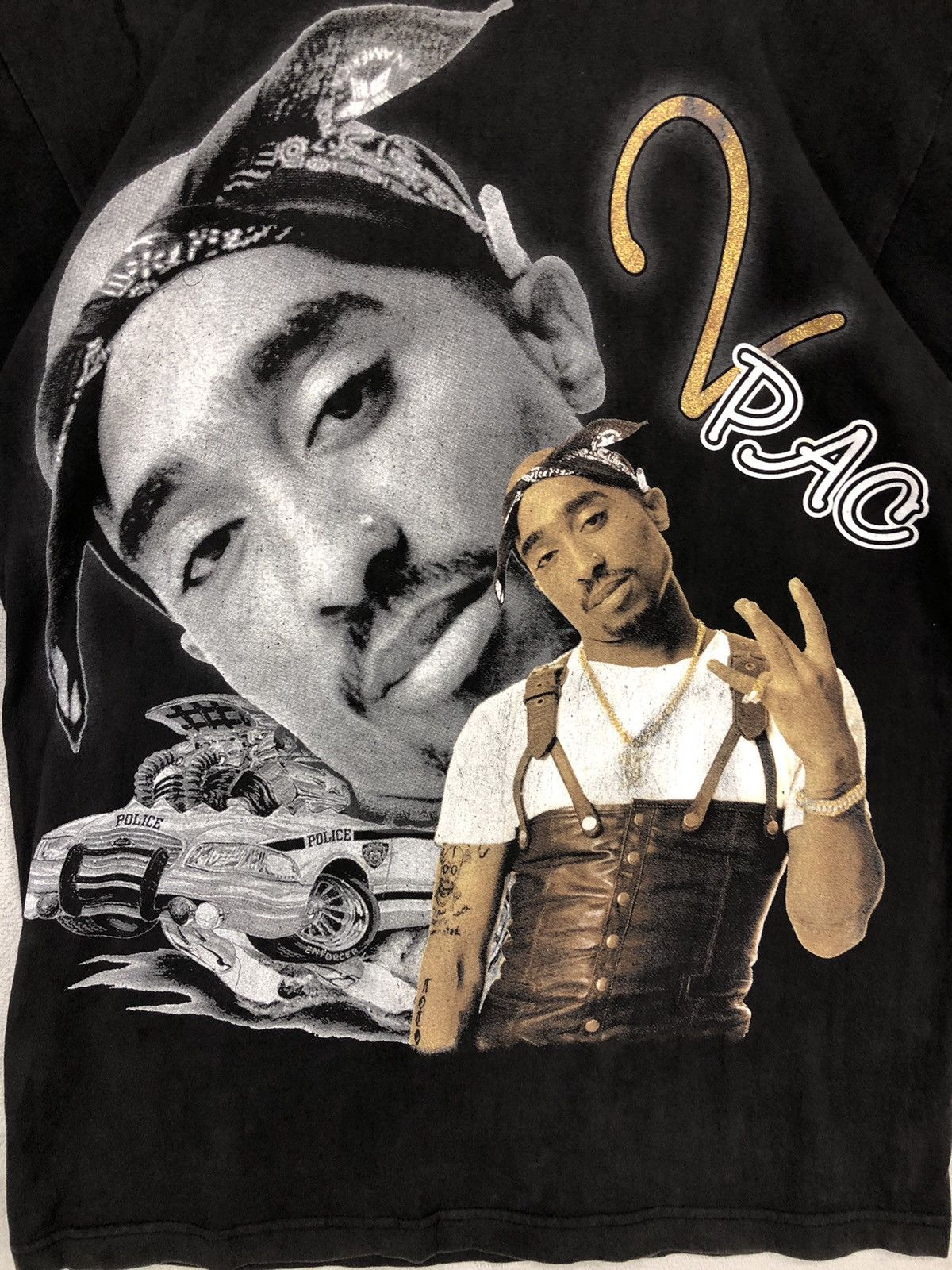 Rap Tees 2 pac Photo print Tee Size US M / EU 48-50 / 2 - 2 Thumbnail