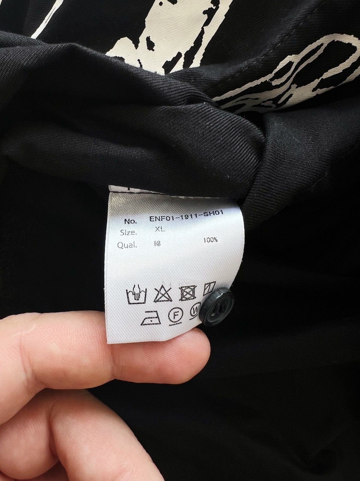 Japanese Brand Not Conventional Evangelion Black Shirt fun for fiction Size US XL / EU 56 / 4 - 11 Thumbnail