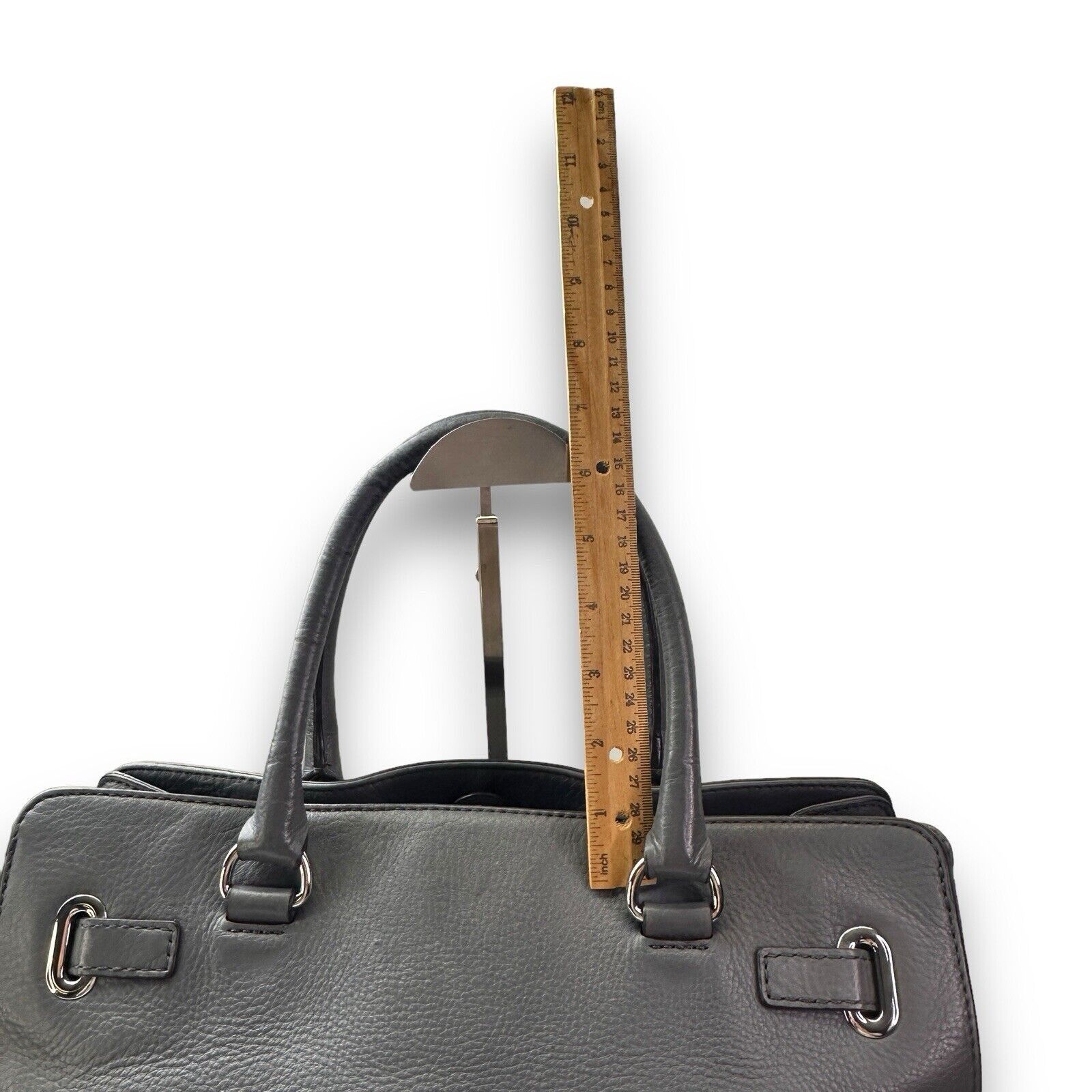 Michael Kors Michael Kors Hamilton Satchel Tote Shoulder Strap Gray 1981 Size ONE SIZE - 7 Thumbnail
