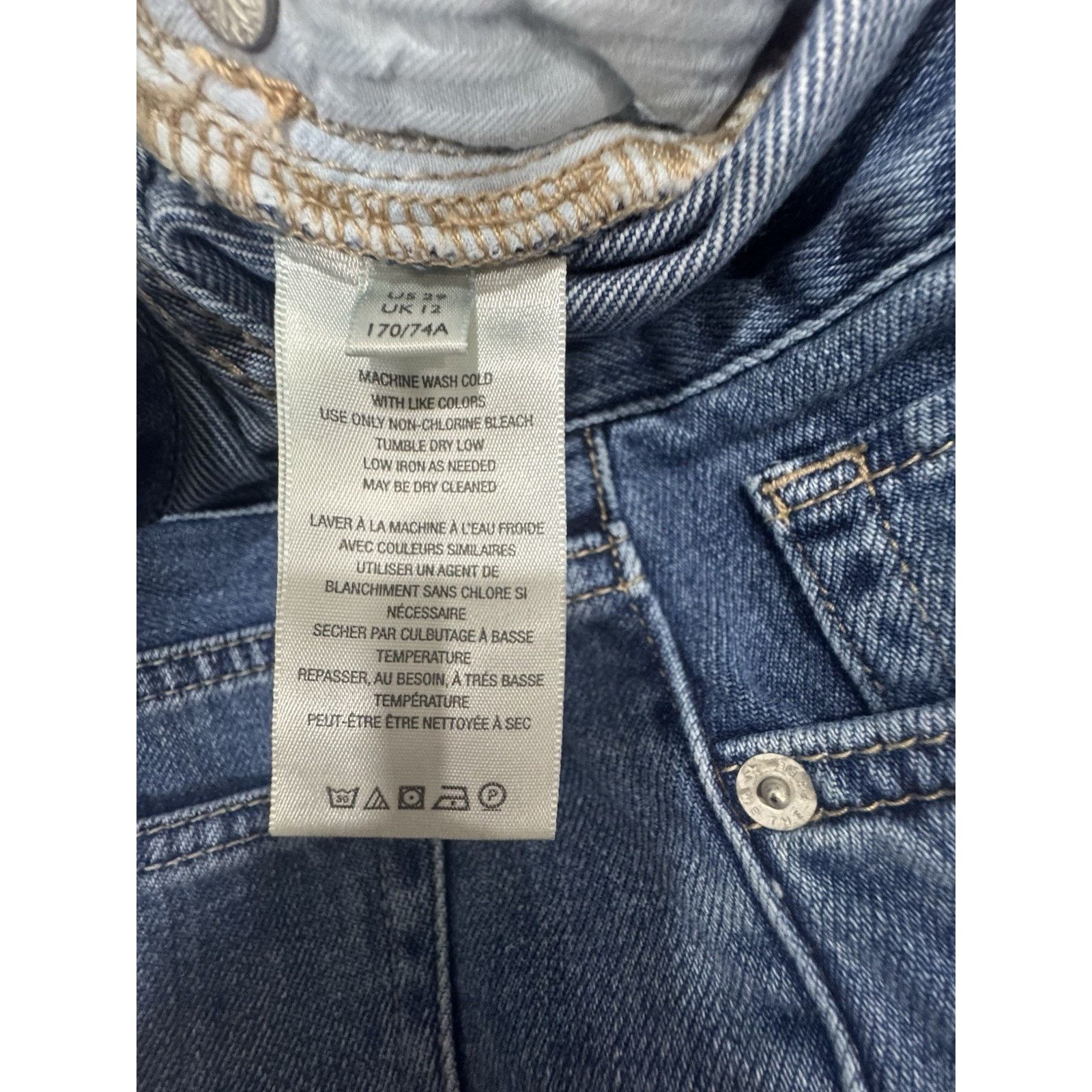 Free People Free People We The Free Cut Off Denim High Rise Short Size 29" - 6 Thumbnail