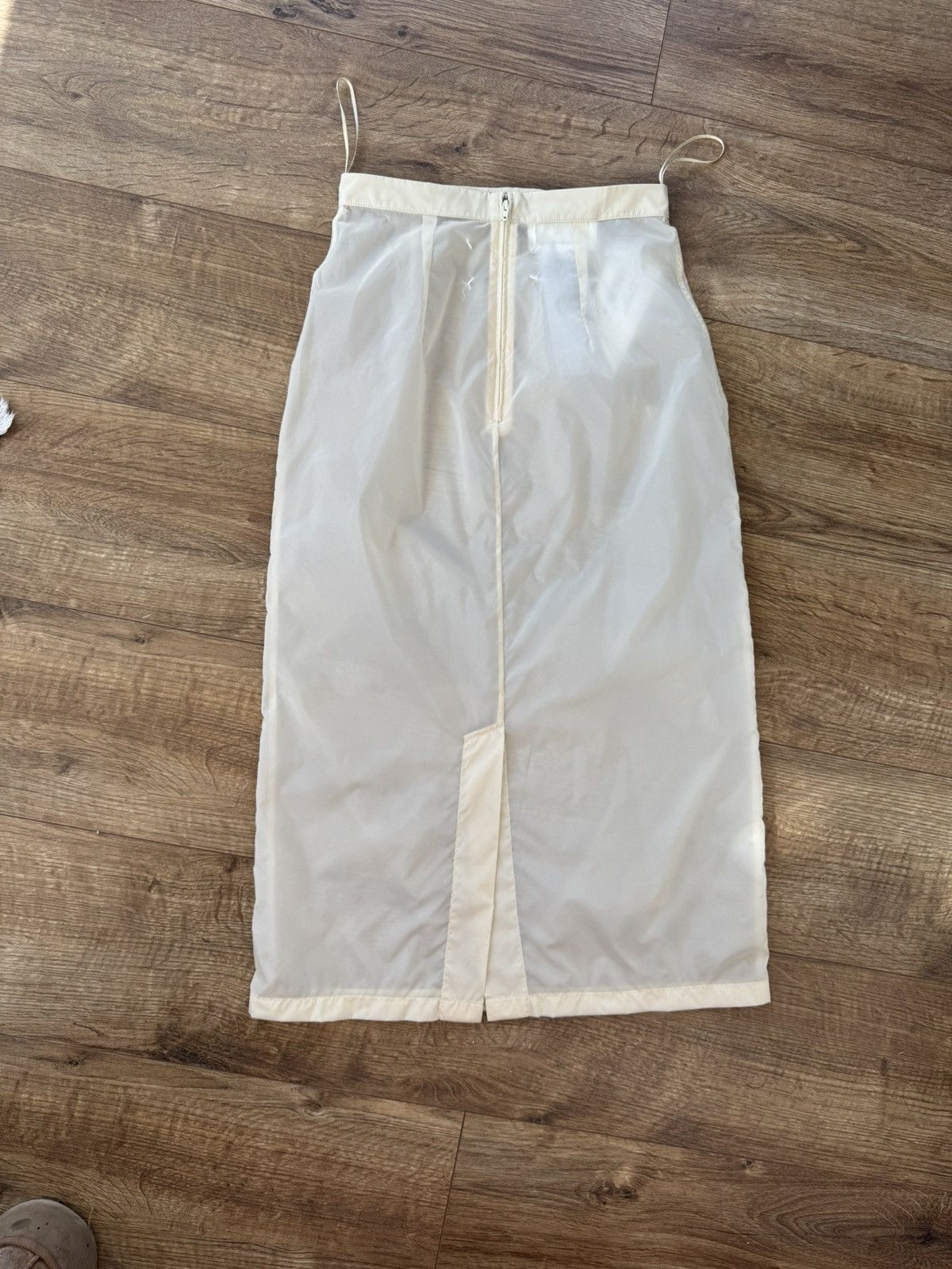 Maison Margiela Maison Martin Margiela pencil semisheer cream skirt,size XS Size 26" / US 2 / IT 38 - 8 Thumbnail