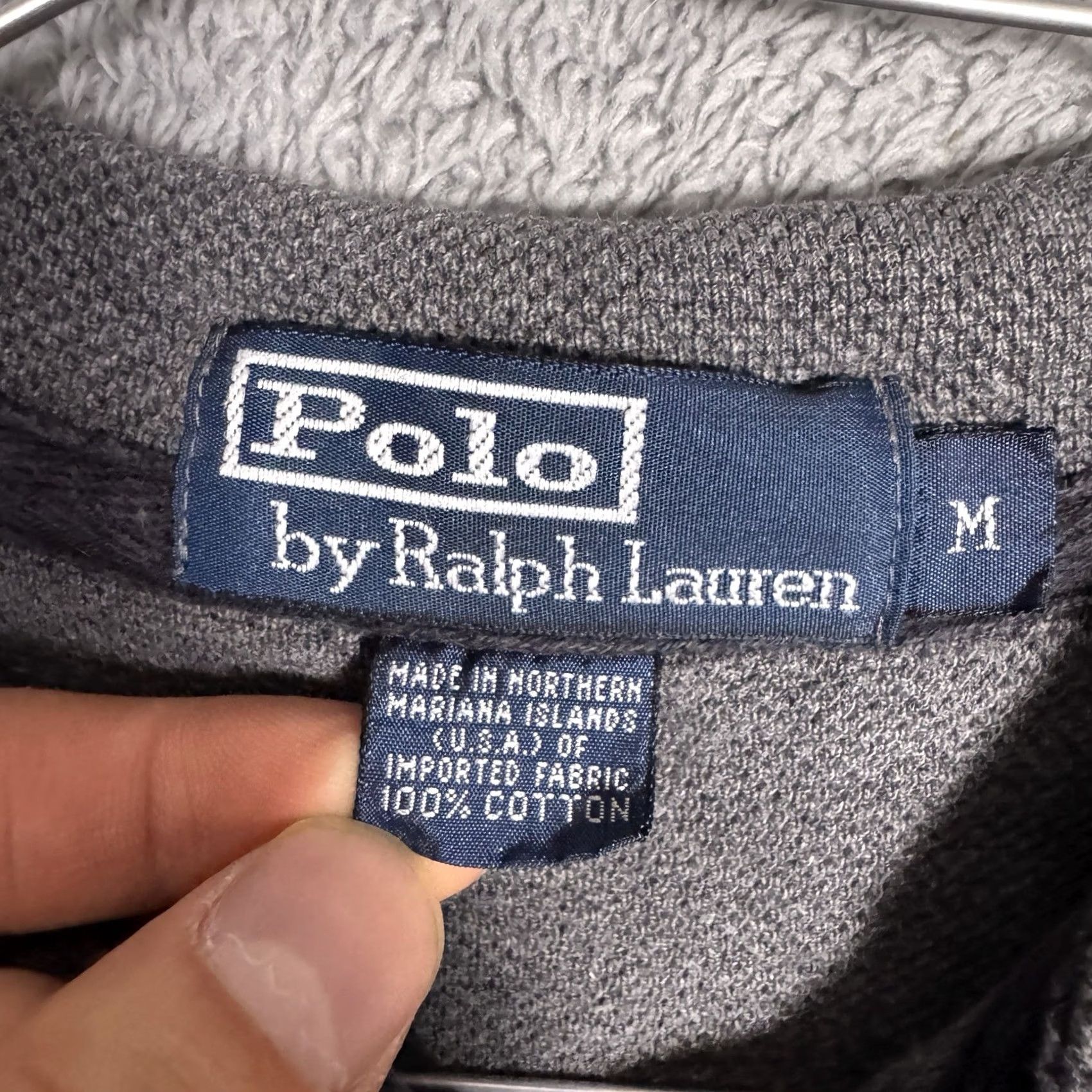 Polo Ralph Lauren VINTAGE Polo Ralph Lauren Rugby Shirt Mens M 90s Sweater Pocket Knit Pullover Size US M / EU 48-50 / 2 - 5 Thumbnail