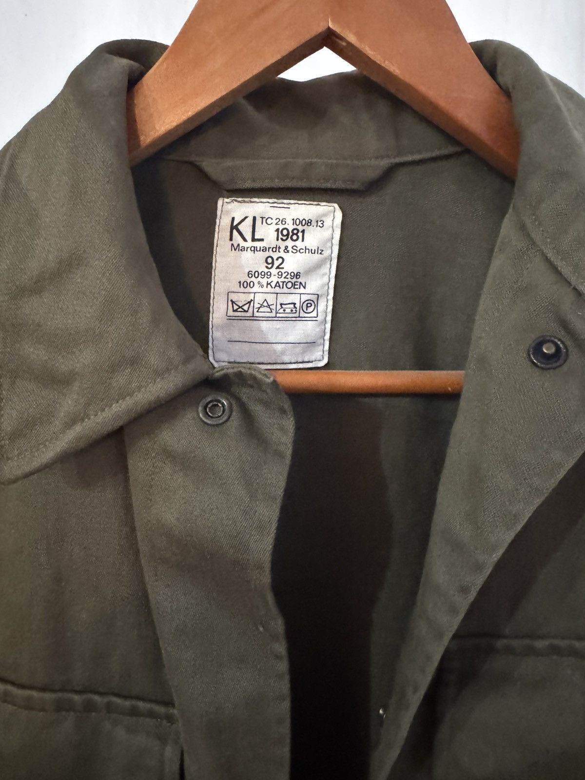 Vintage Vintage 1981 Marquardt & Schulz Dutch Military Jacket Size US S / EU 44-46 / 1 - 2 Thumbnail