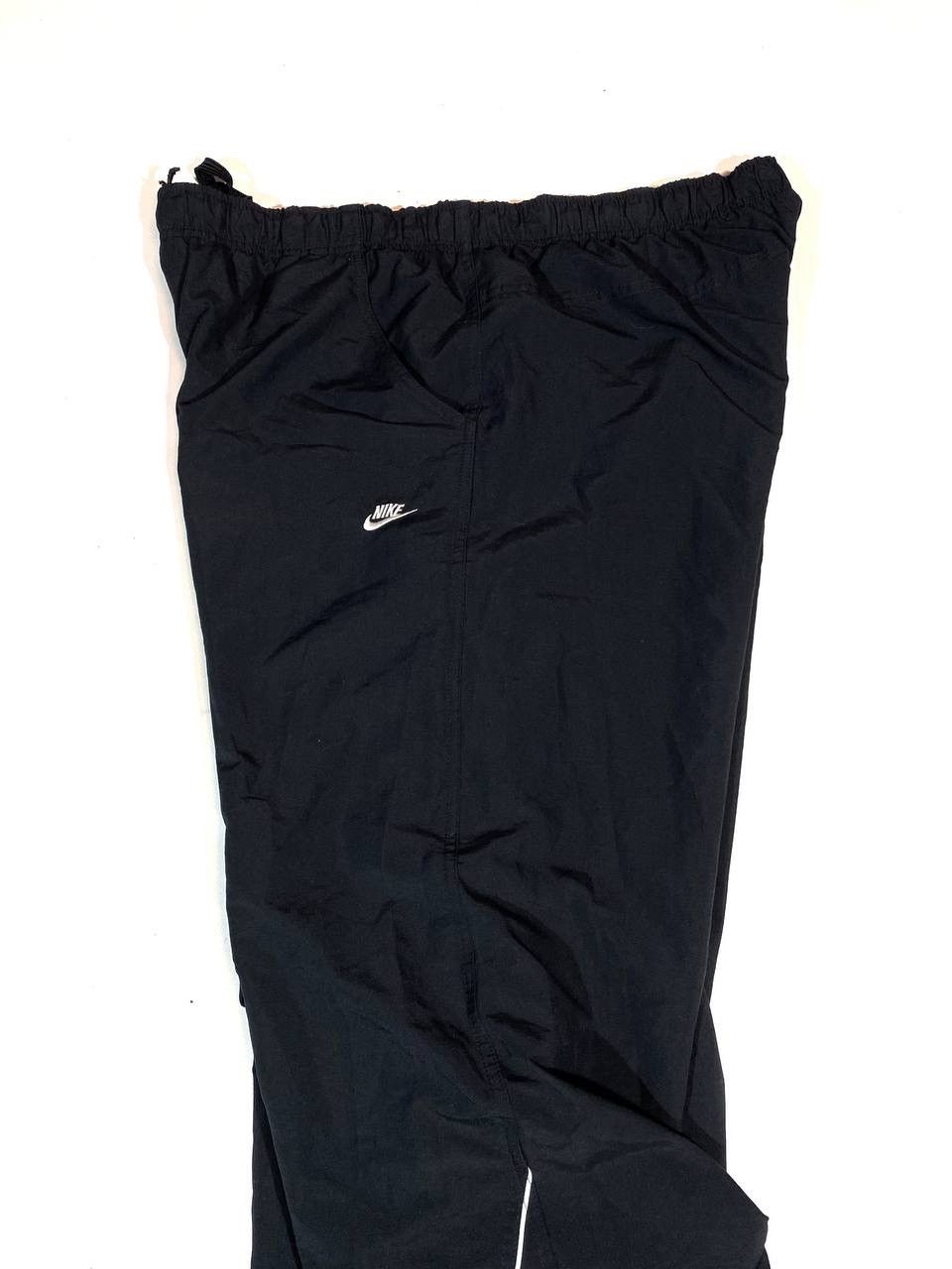 Nike Nike Track Pants Vintage Navy Nylon Y2K Parachute Size US 36 / EU 52 - 2 Thumbnail
