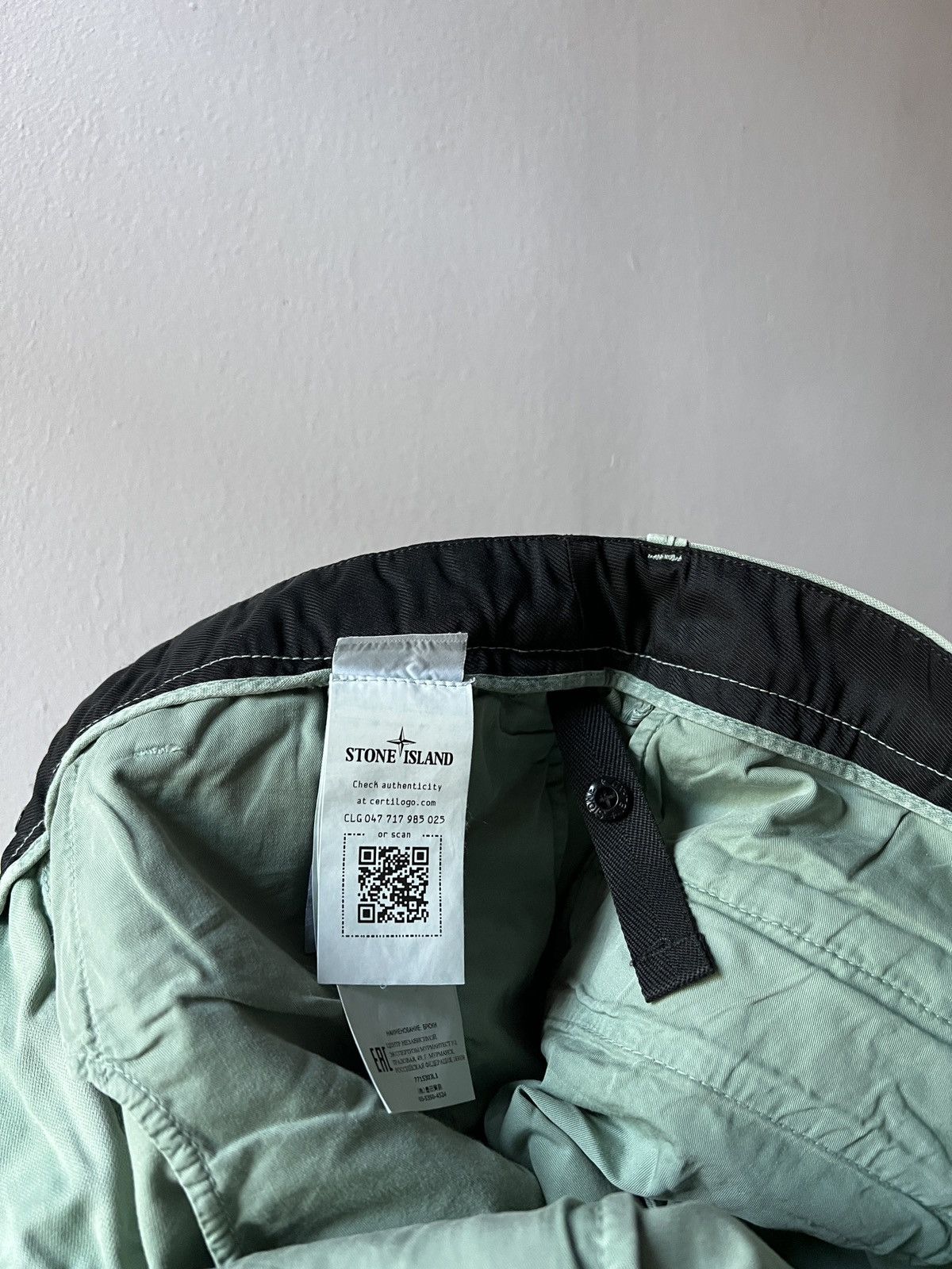 Stone Island Stone Island SL Blue Fade Out Cargo Pants Joggers Size US 30 / EU 46 - 14 Thumbnail