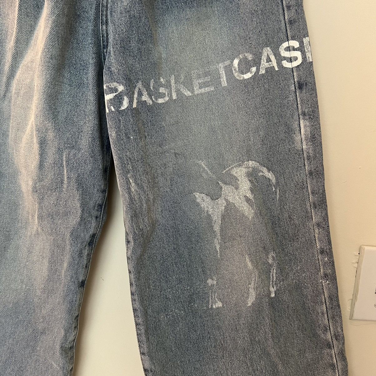 Frankie Shop × basketcase gallery Basketcase Gallery X Frankie Shop Horse Print Jeans Size US 28 / EU 44 - 2 Thumbnail