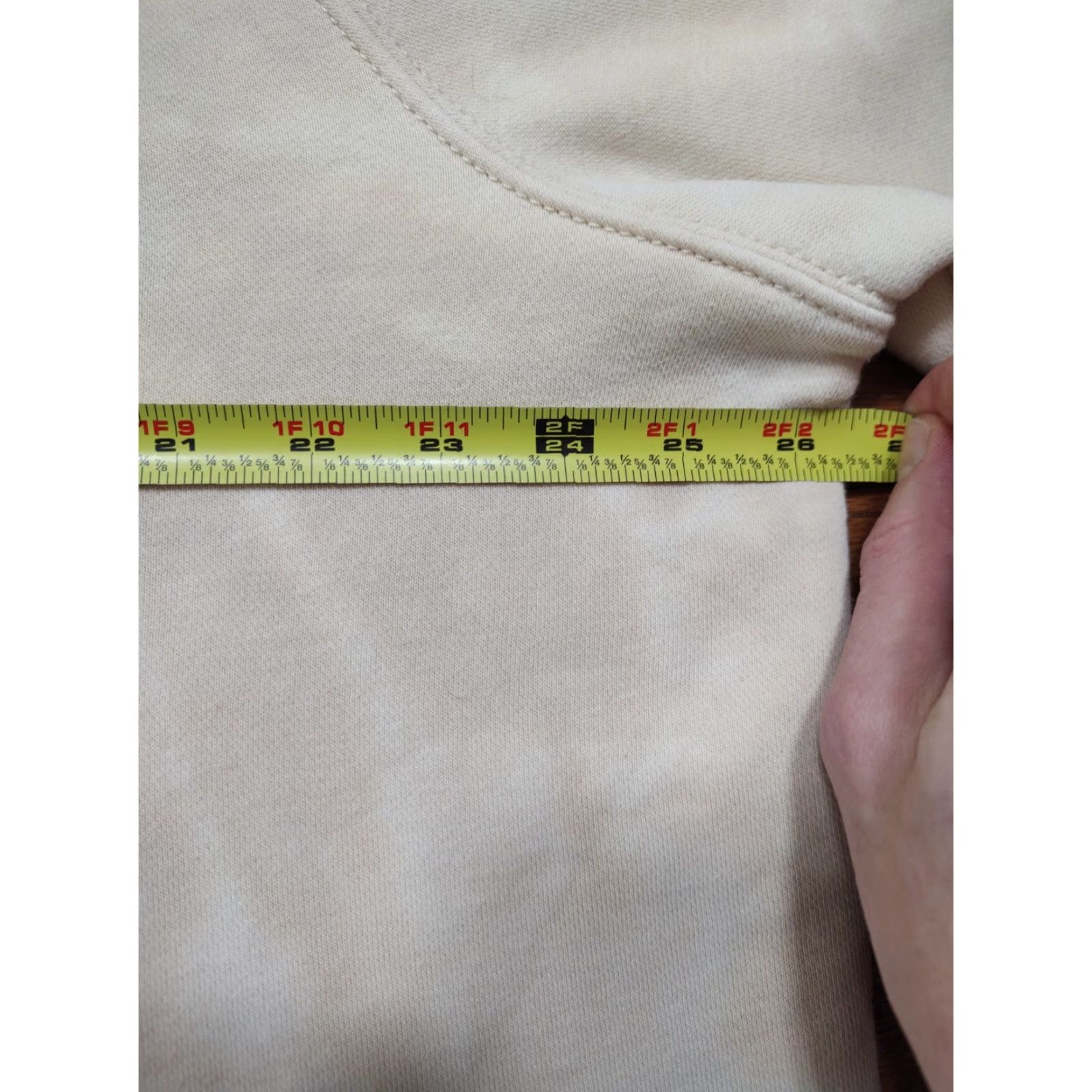 Carhartt VINTAGE Carhartt Womens Plus 1X Hoodie Pullover Sweatshirt Tie Dye Beige Long Sleeve Drawstring 52 in Activewear Womens Size XL / US 12-14 / IT 48-50 - 7 Thumbnail
