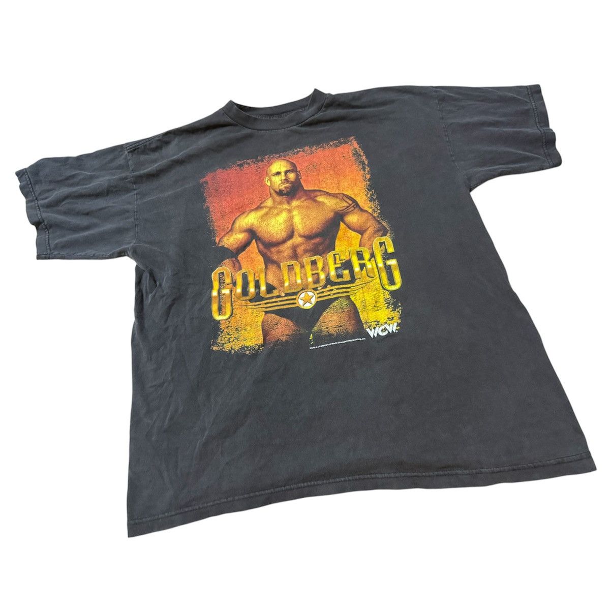 Vintage VINTAGE 90s WCW Goldberg T Shirt Size US XL / EU 56 / 4 - 1 Thumbnail