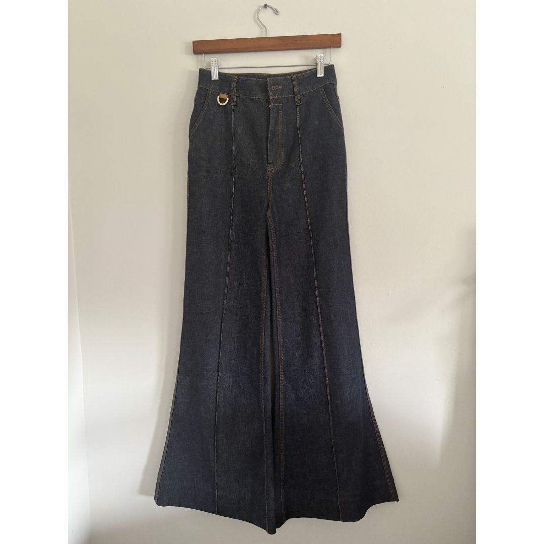 Zimmermann Zimmermann High-Rise Flared Jeans- Size 28 Size 28" / US 6 / IT 42 - 2 Thumbnail