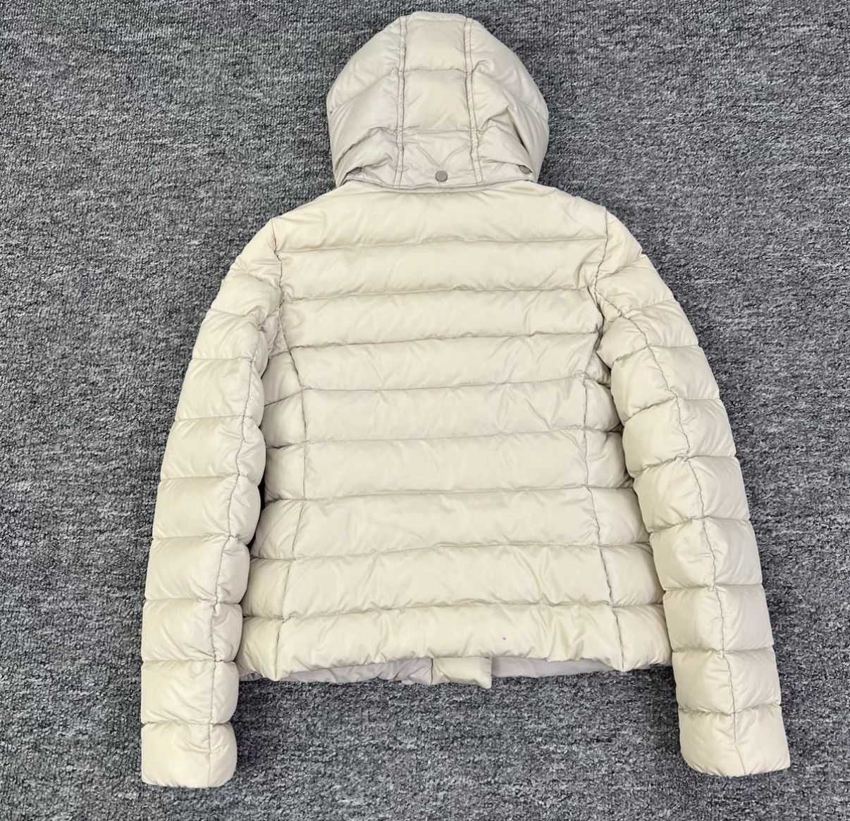 Moncler Moncler / White Double-Breasted Waist Down Jacket K12 Size XS / US 0-2 / IT 36-38 - 2 Thumbnail