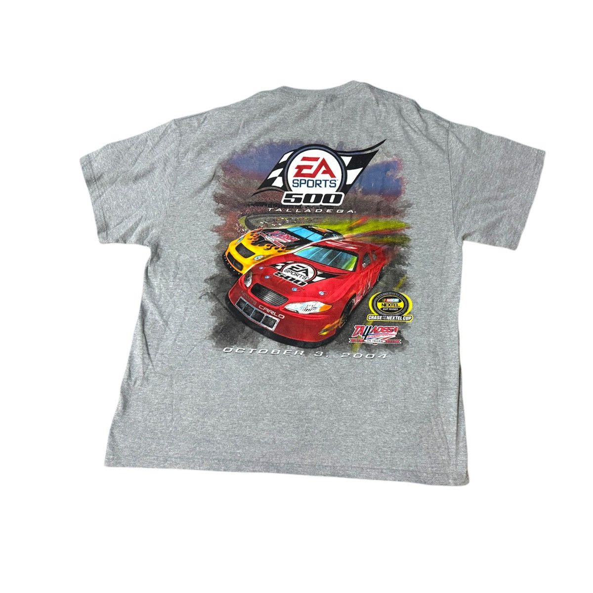 NASCAR × Vintage VTG 2000s EA Sports 500 T Shirt Size US XL / EU 56 / 4 - 1 Thumbnail
