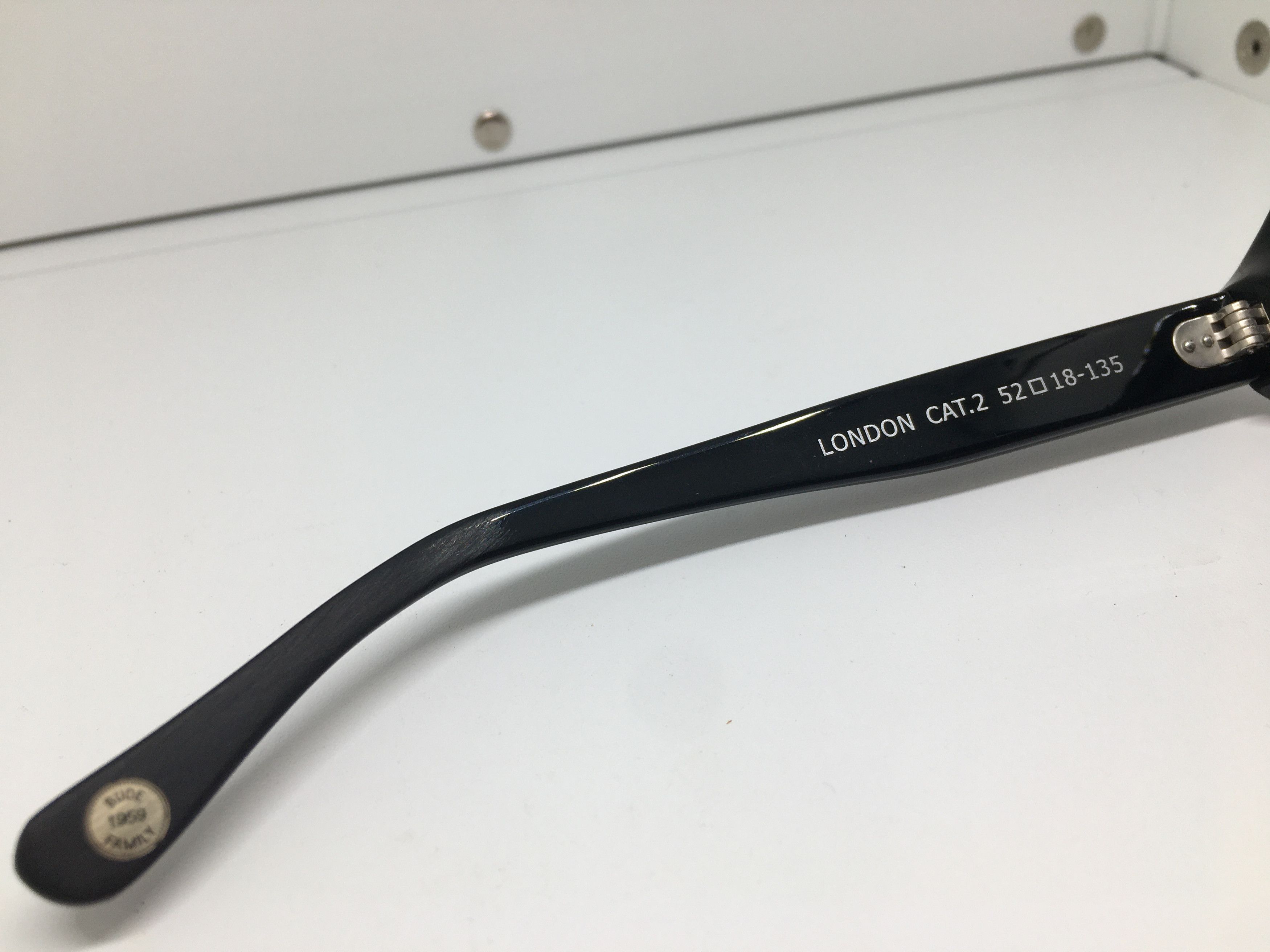 Vintage Oliver Gold Smith Black Jackio Sunglasses Frame Size ONE SIZE - 6 Thumbnail