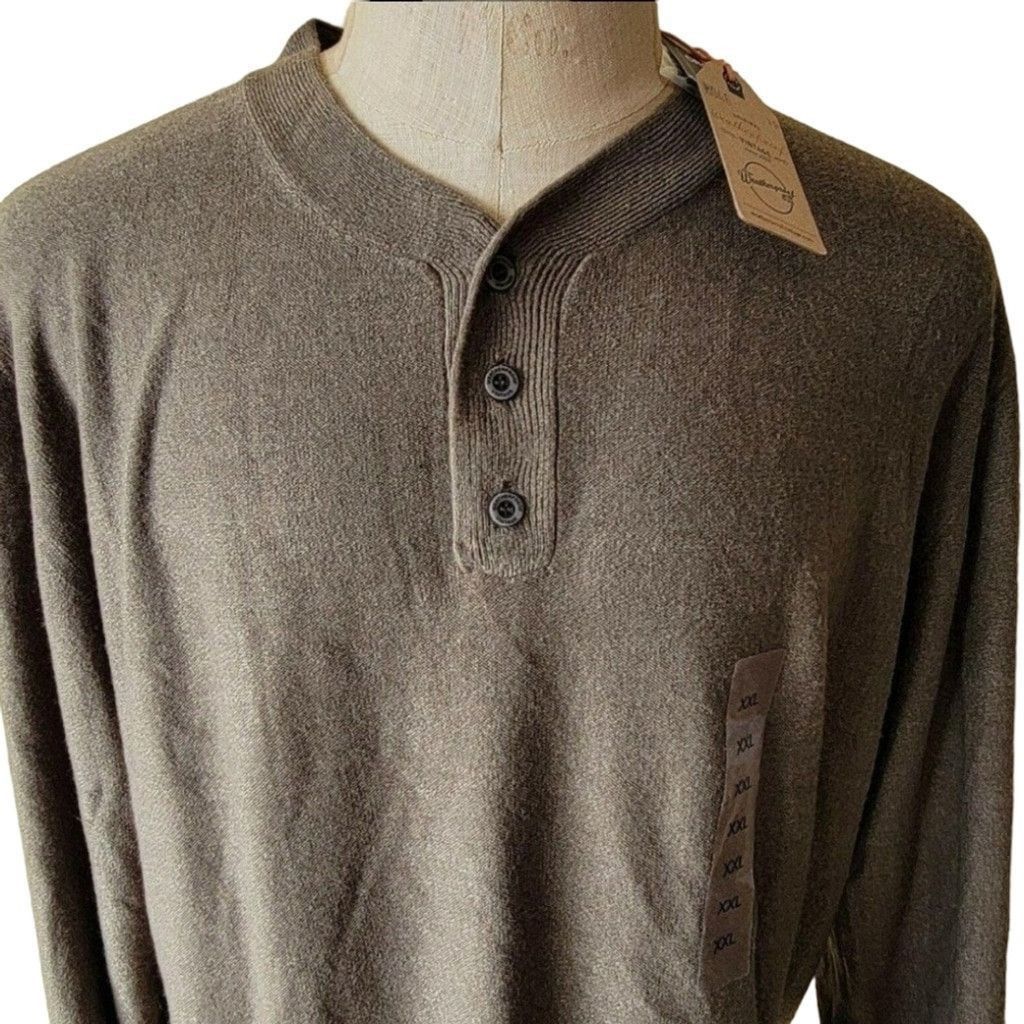Weatherproof WEATHERPROOF Henley Sweater. Size XXL Size US XL / EU 56 / 4 - 5 Thumbnail