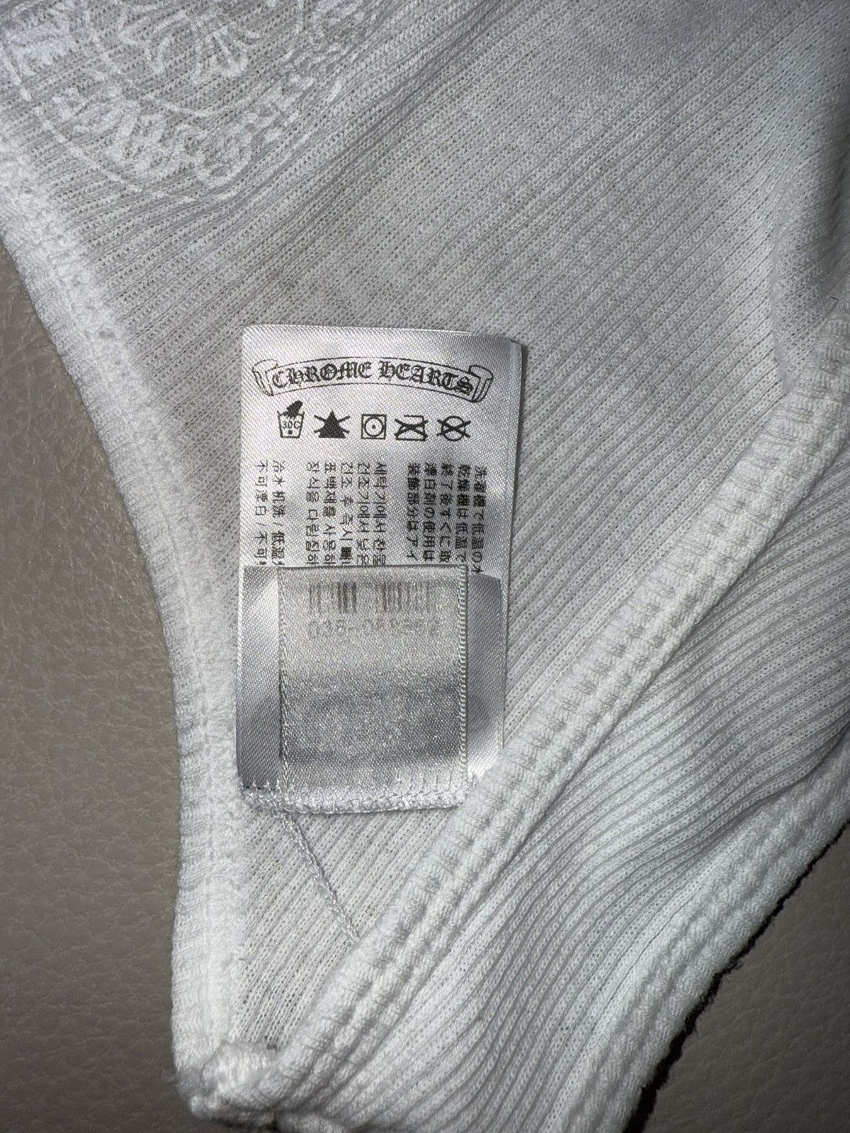 Chrome Hearts Chrome Hearts T-Bar Tanktop White Size US L / EU 52-54 / 3 - 4 Thumbnail