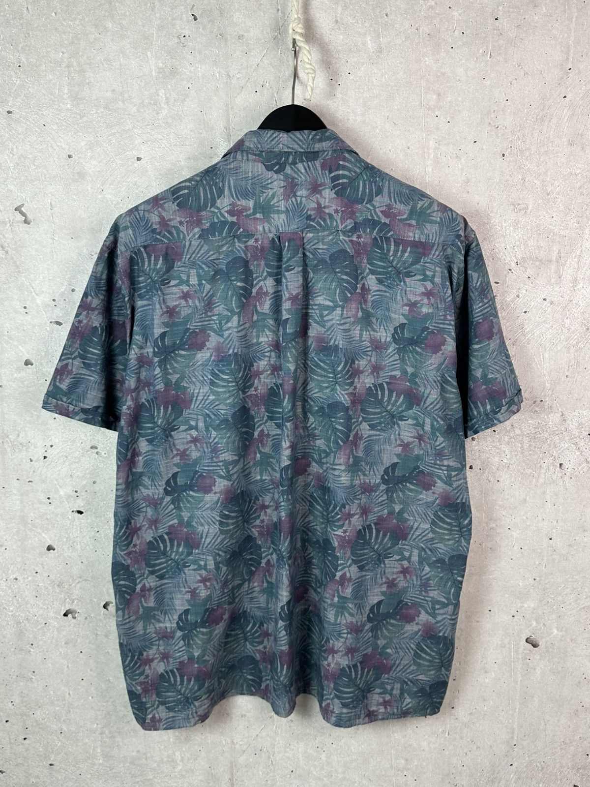 Barbour Barbour Regular Fit Tropical Leaves Short Sleeve Men’s Shirt Size US XXL / EU 58 / 5 - 6 Thumbnail