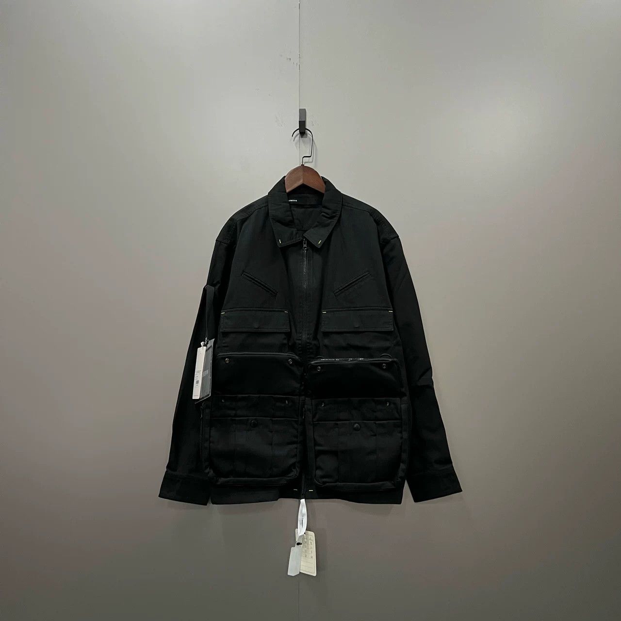 STAFF WORKFORCE MITARBEITER Black Multi-pocket Jacket Size US L / EU 52-54 / 3 - 1 Thumbnail