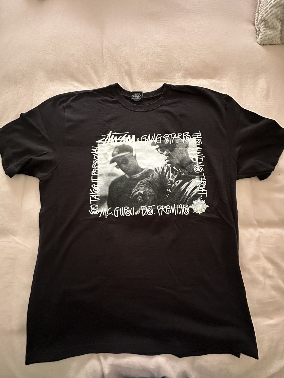 Stussy Stussy x Gang starr T shirts Large | Grailed