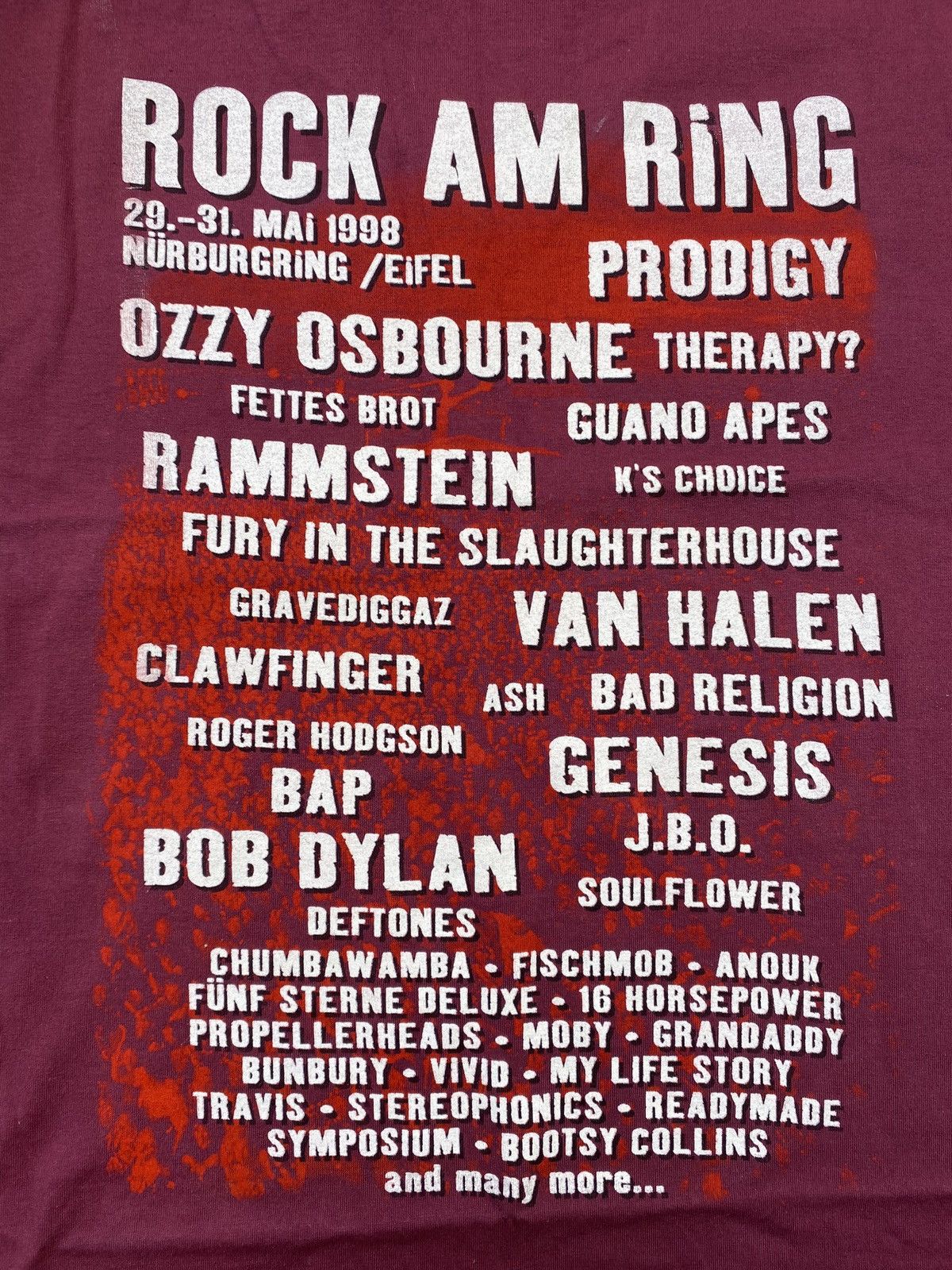 Mtv × Vintage Very Rare Vintage MTV Rock Am Ring Festival 1998 Size US XL / EU 56 / 4 - 8 Thumbnail
