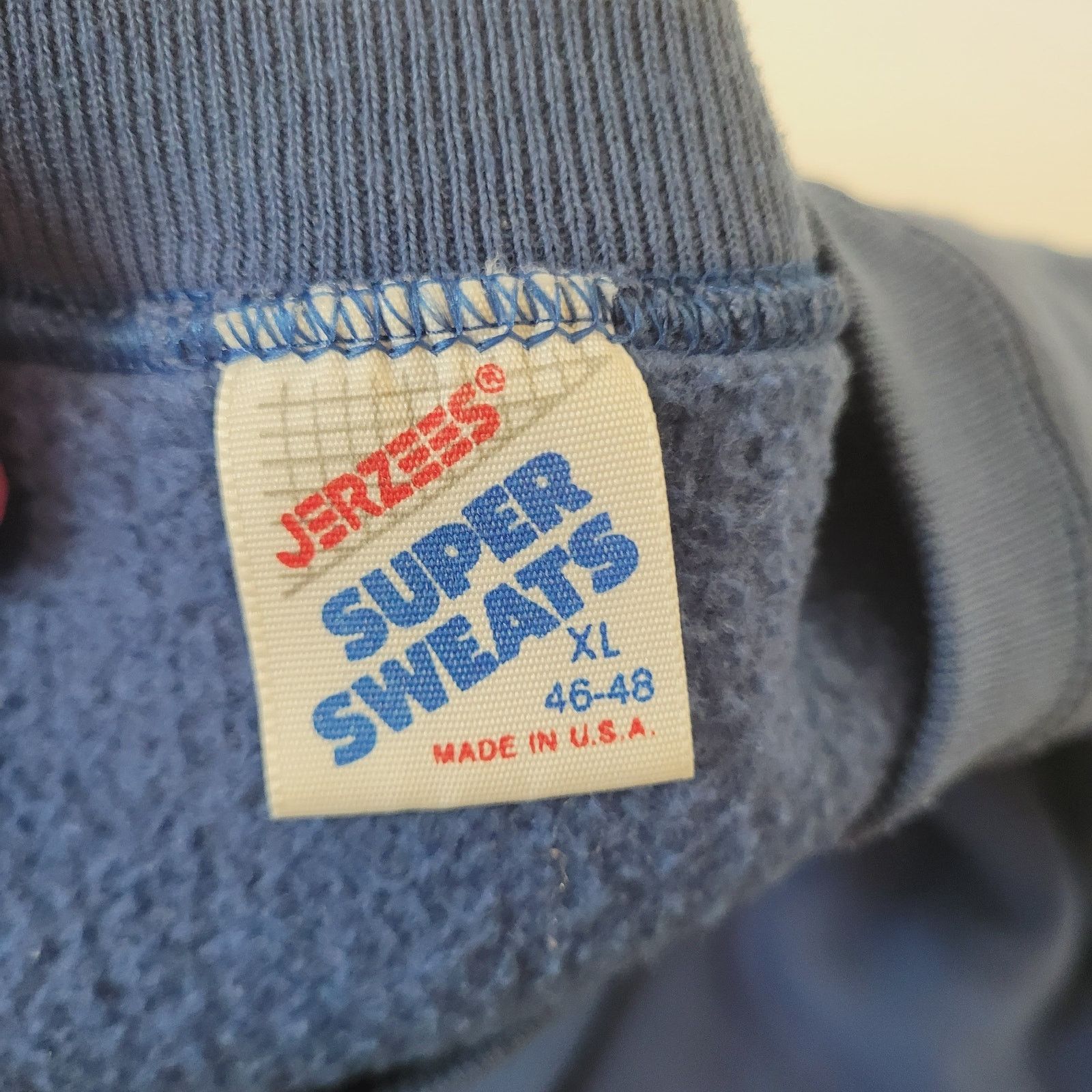 Jerzees Jerzees Super Sweats XL VTG 80s 90s Boxy Cropped Sweatshirt Size US XL / EU 56 / 4 - 5 Thumbnail