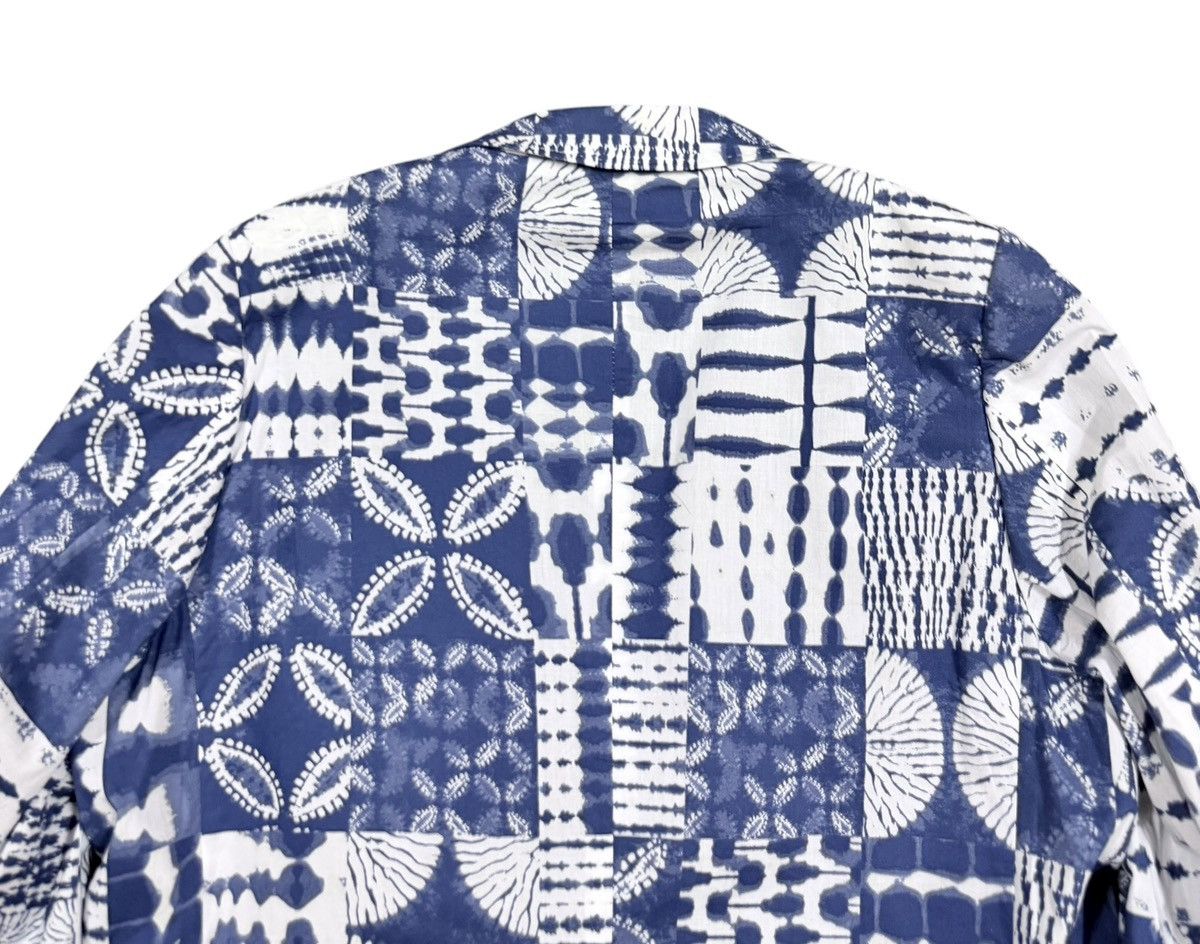 Lands' End Vtg💥Land’s End Shibori Tie Dye Classic Fit Blazer Jacket Size 44R - 12 Thumbnail