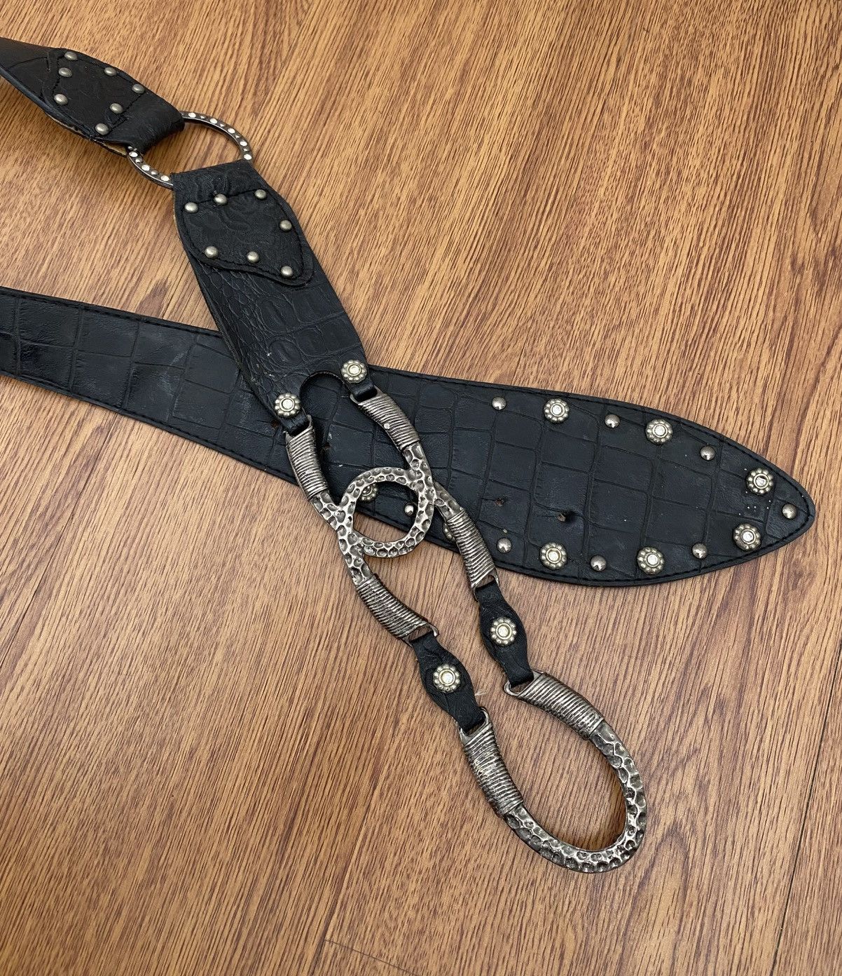 If Six Was Nine Crystal wide Y2K belt Size ONE SIZE - 2 Thumbnail