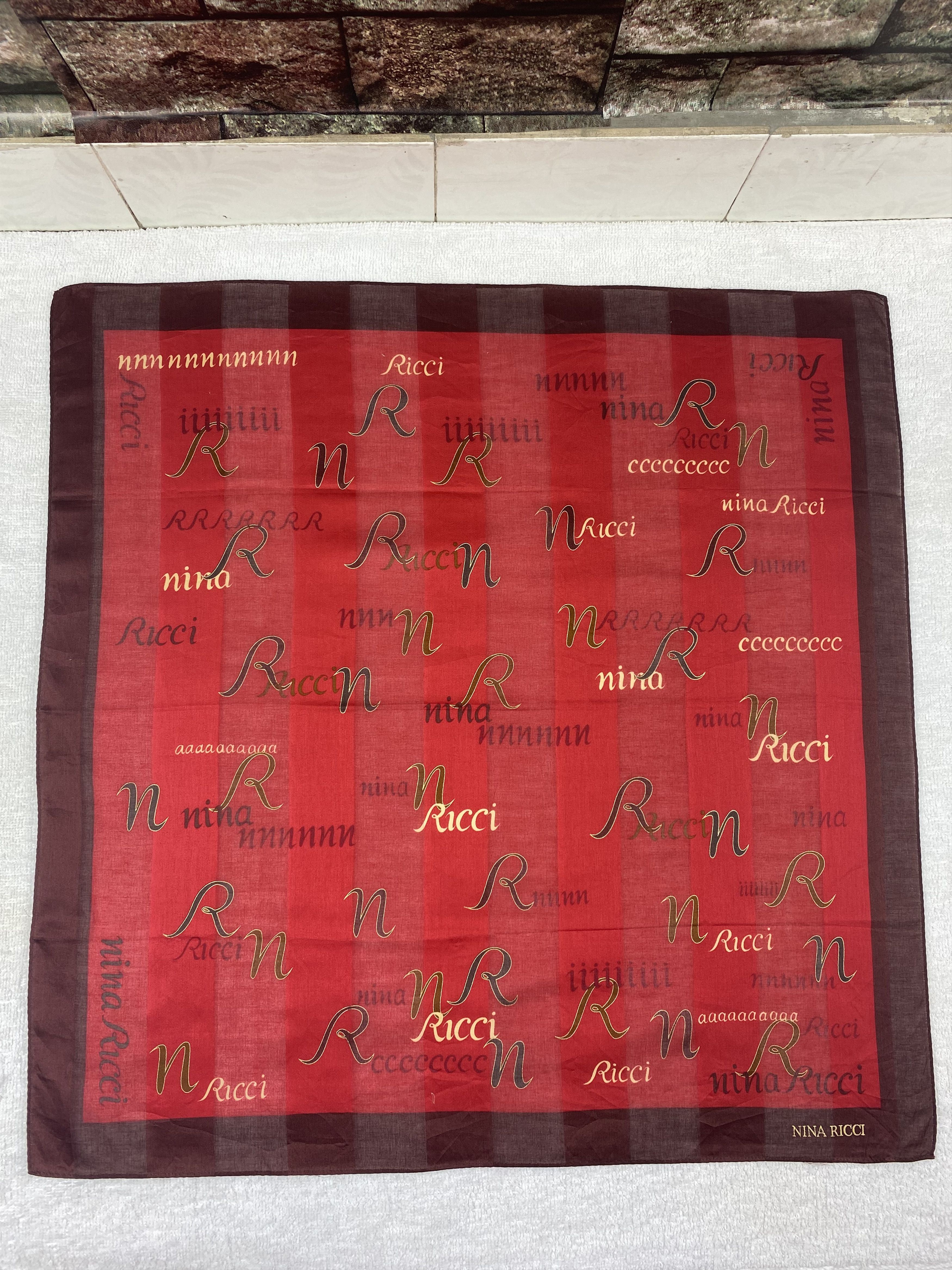 Nina Ricci Nina Ricci Handkerchief / Bandana / Neckerchief Size ONE SIZE - 3 Thumbnail