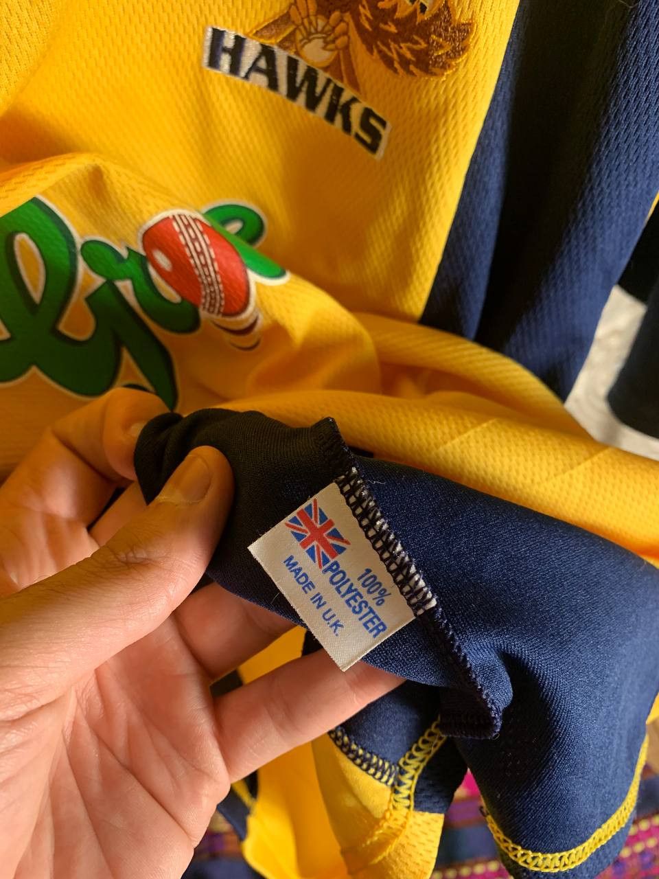 Vintage Very Rare Hampshire Hawks Retro Rugby Jersey Y2K 90s Size US L / EU 52-54 / 3 - 7 Thumbnail
