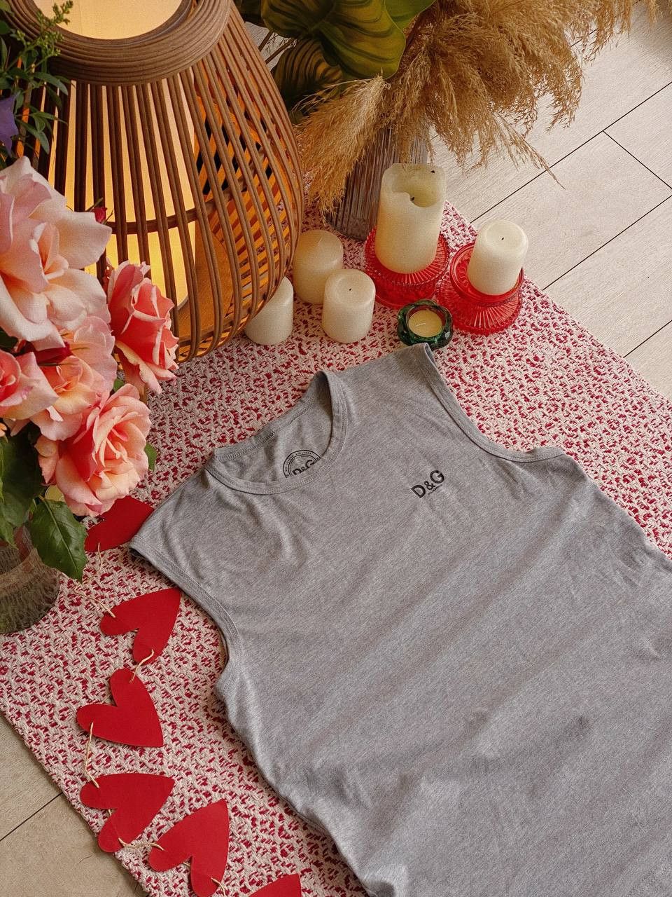 Dolce & Gabbana Dolce & Gabbana Sleeveless T-Shirt Gray Size US XXL / EU 58 / 5 - 6 Thumbnail