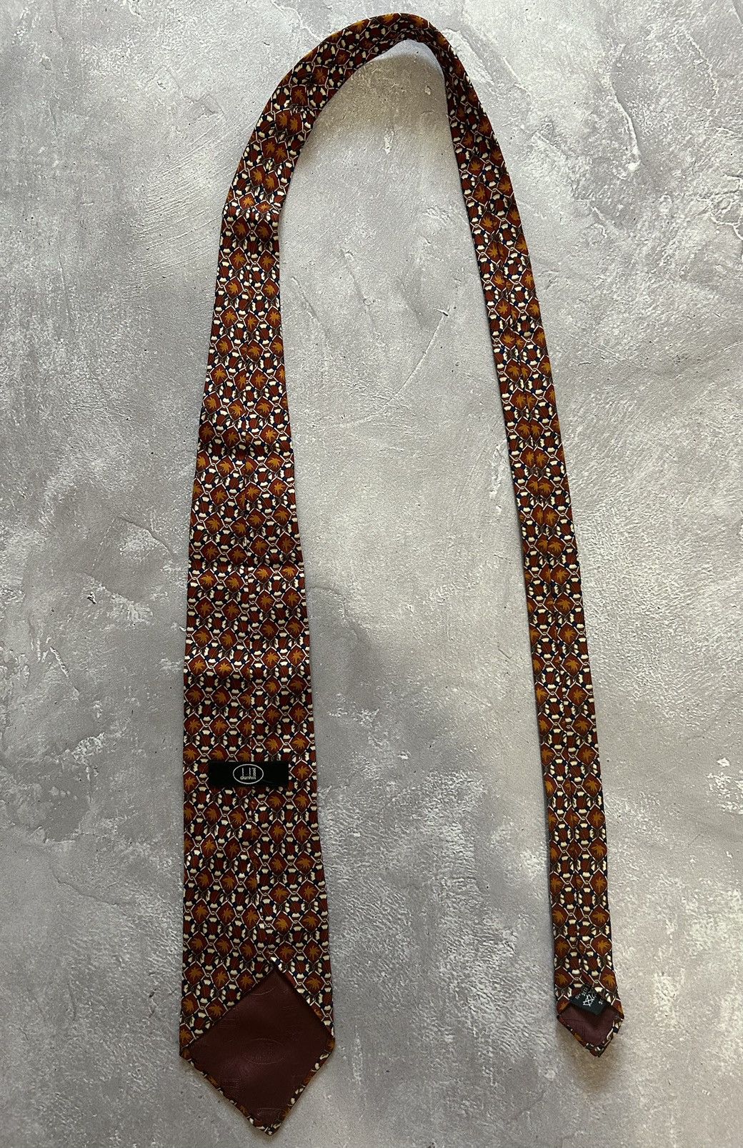 Alfred Dunhill Alfred Dunhill Lifebuoy Colorful Print Pattern Silk Tie 57" Size ONE SIZE - 2 Thumbnail