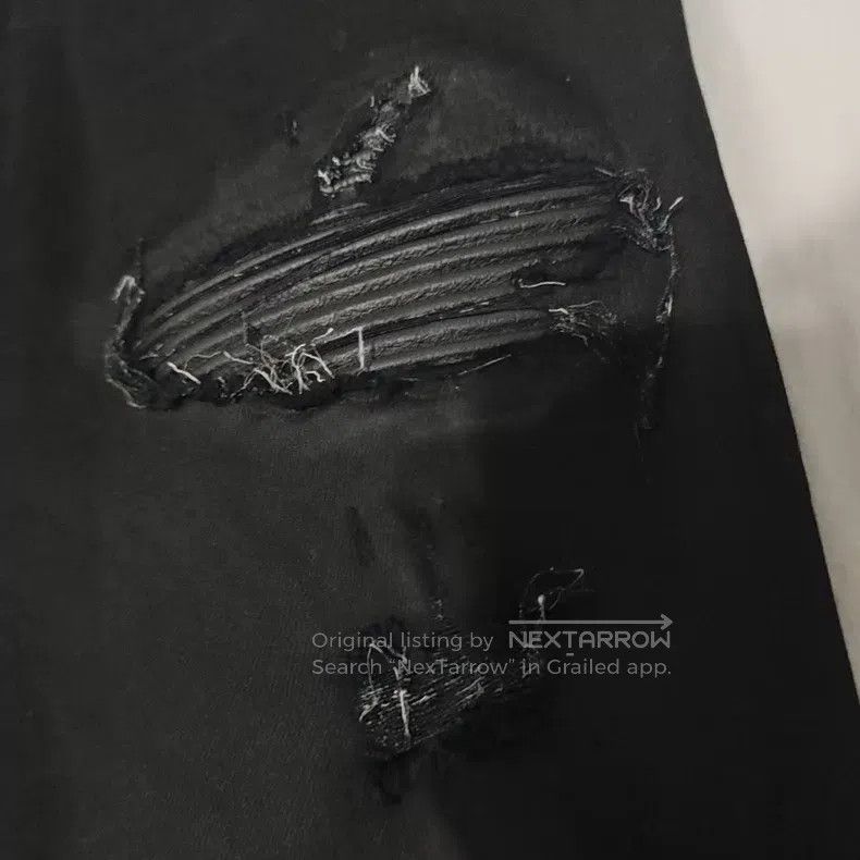 Amiri Amiri Size 31 Black leather jeans Size US 30 / EU 46 - 1 Thumbnail