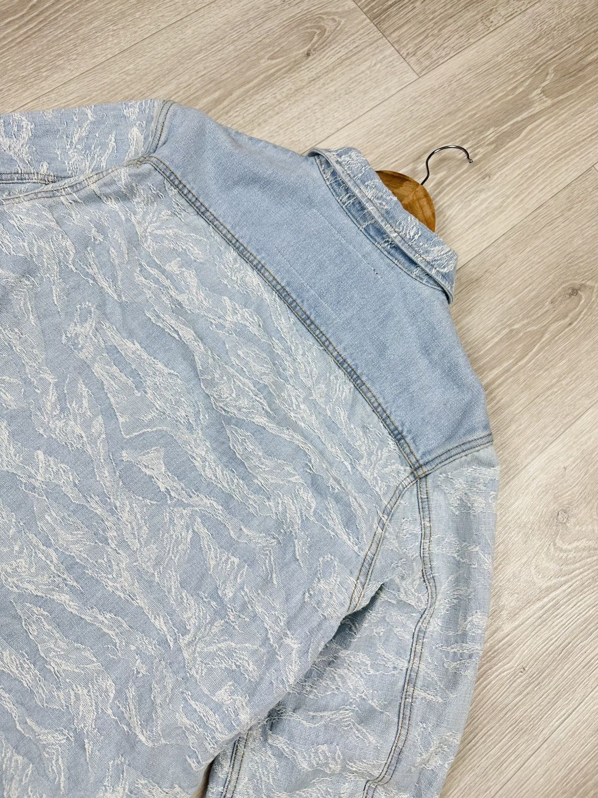 Diesel Diesel Wave Dirty Design Denim Jacket Size S Size US S / EU 44-46 / 1 - 4 Thumbnail