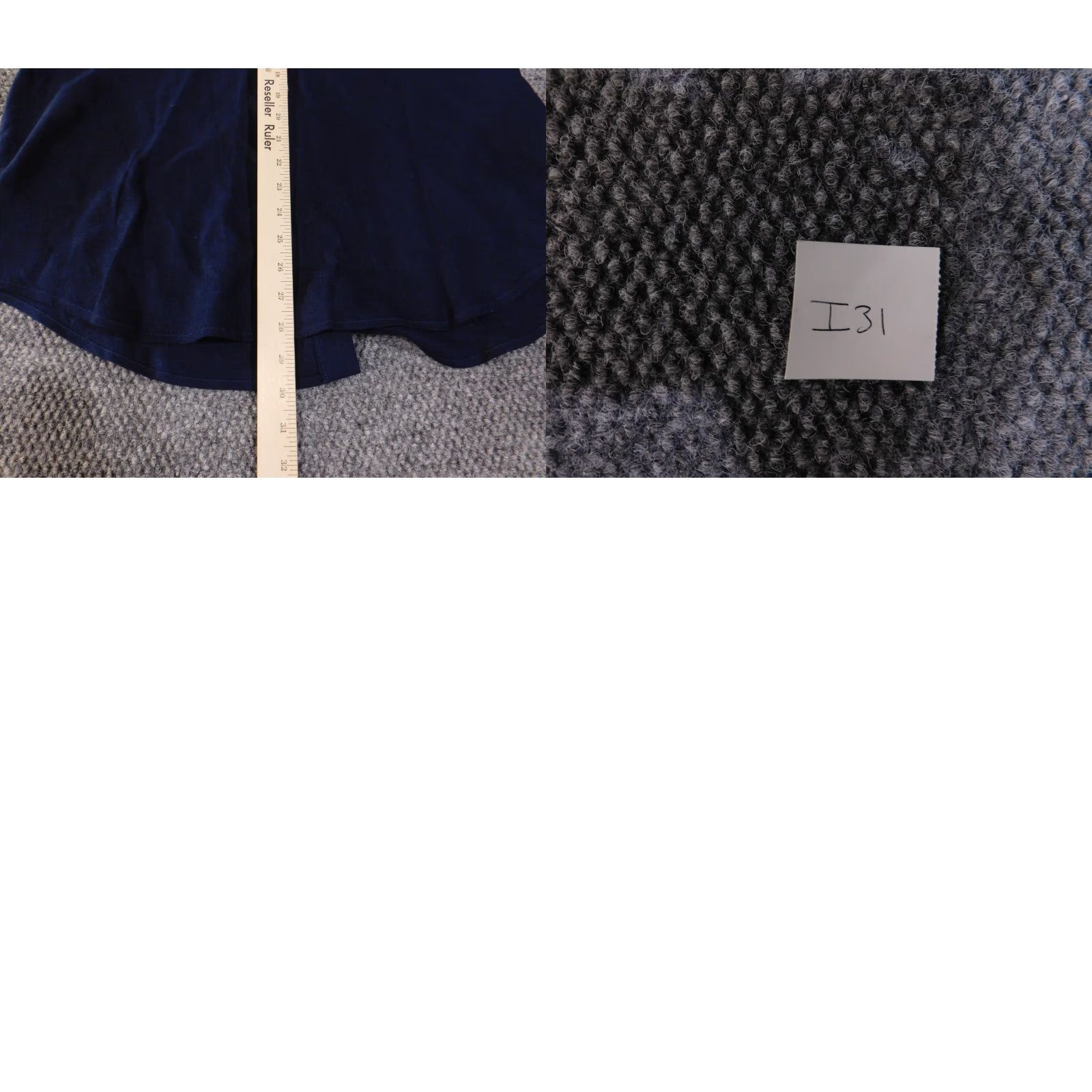 Vintage Susan Graver Shirt Womens Petite Small Navy Blue Linen Blend Button Front Casual Size S / US 4 / IT 40 - 9 Thumbnail