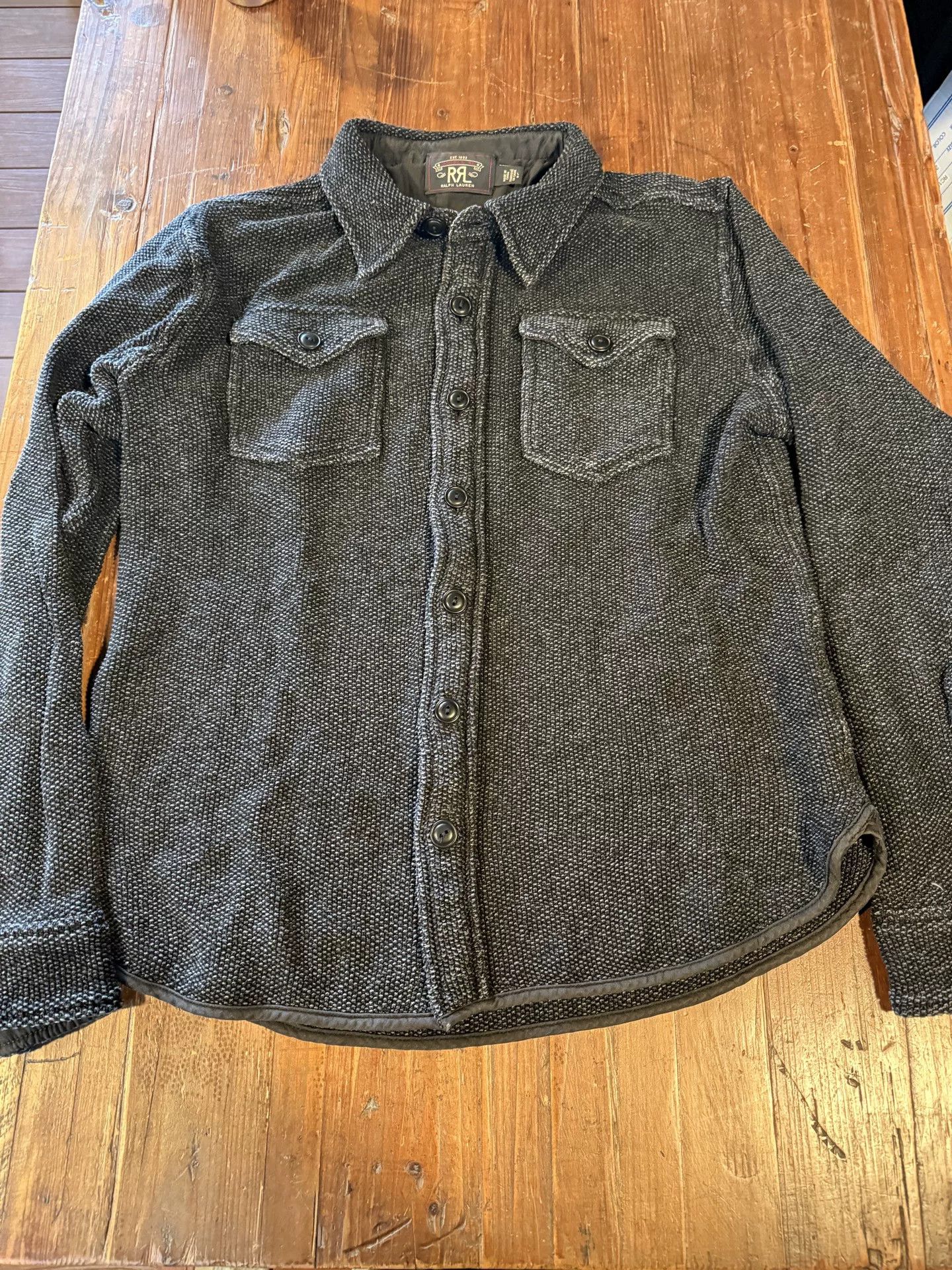 RRL Ralph Lauren RRL Ralph Lauren Gray T Jacket L Size US L / EU 52-54 / 3 - 1 Thumbnail
