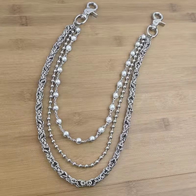 Vintage Multilayer Bead Wallet Chain Size ONE SIZE - 1 Thumbnail