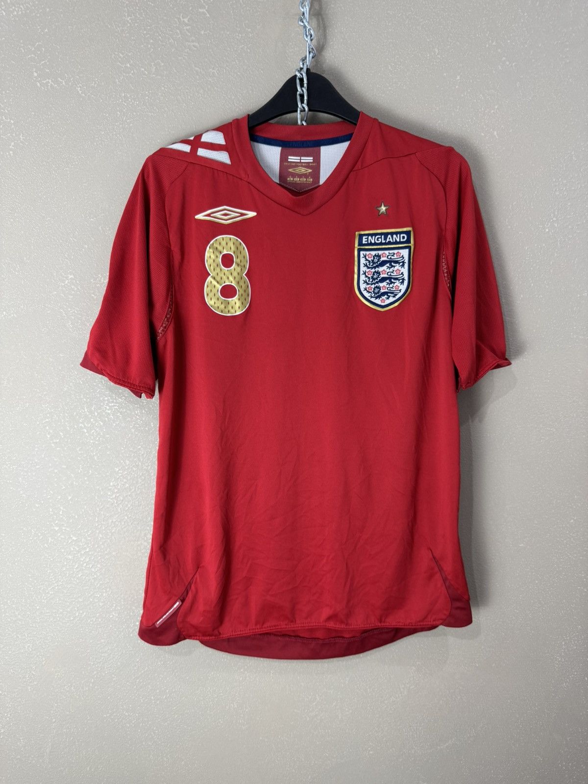 Umbro Lampard 2006 2008 England soccer jersey vintage umbro tee Size US S / EU 44-46 / 1 - 1 Thumbnail