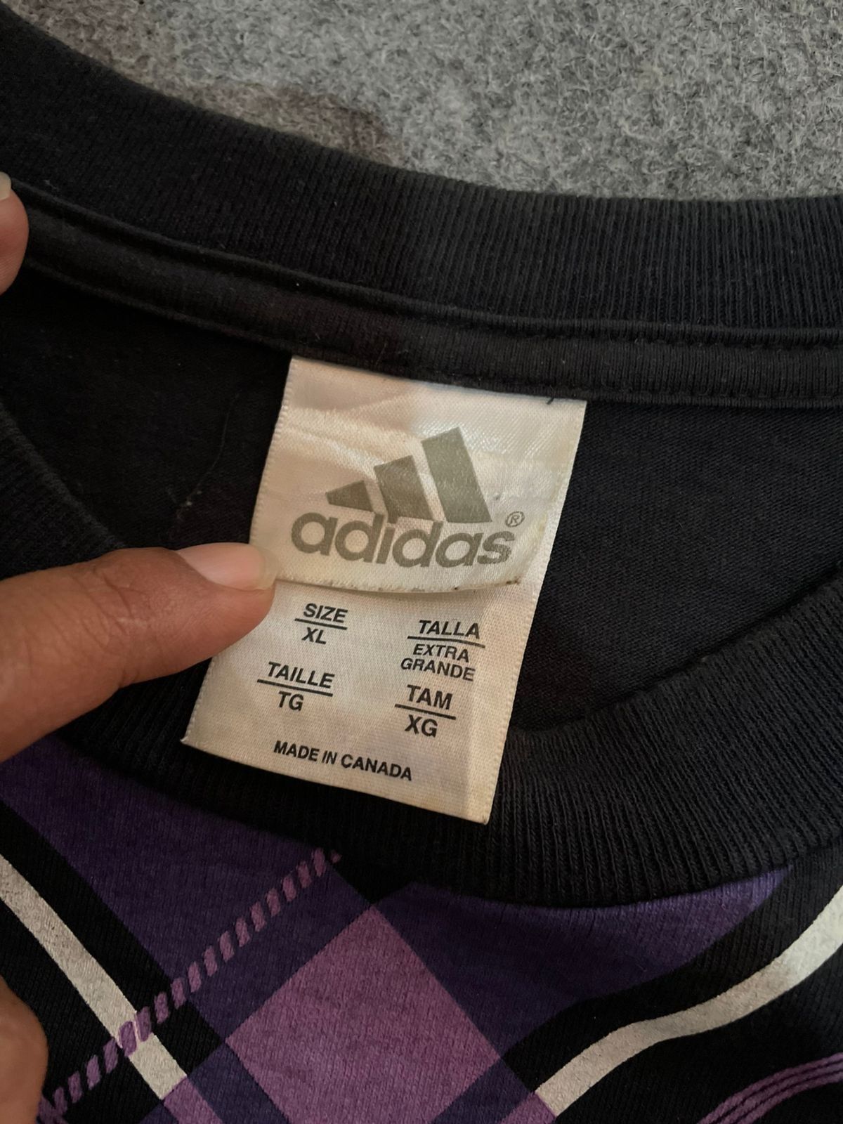 Adidas Vintage Adidas Longsleeve T-shirt Made in Canada Rare Size US XL / EU 56 / 4 - 4 Thumbnail