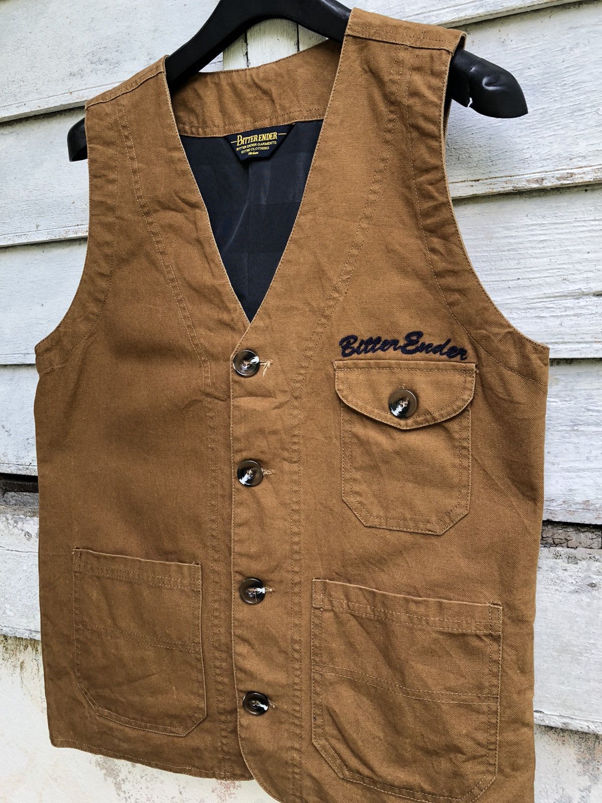 Japanese Brand BitterEnder Duck Canvas Vest Size US M / EU 48-50 / 2 - 2 Thumbnail