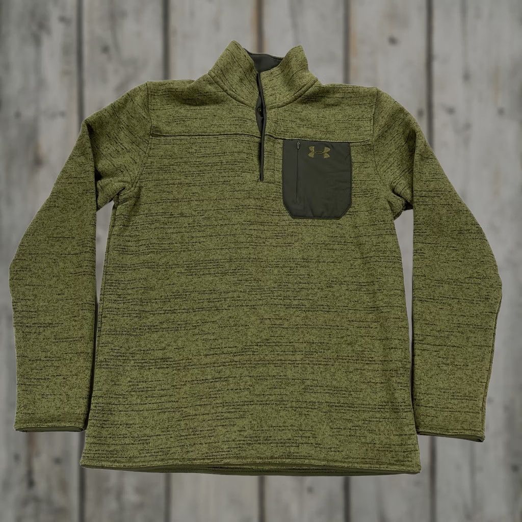Under Armour Under Armour Men's M Sweater Fleece UA Specialist Henley 2.0 L/S 1316276 Green Size US M / EU 48-50 / 2 - 1 Thumbnail