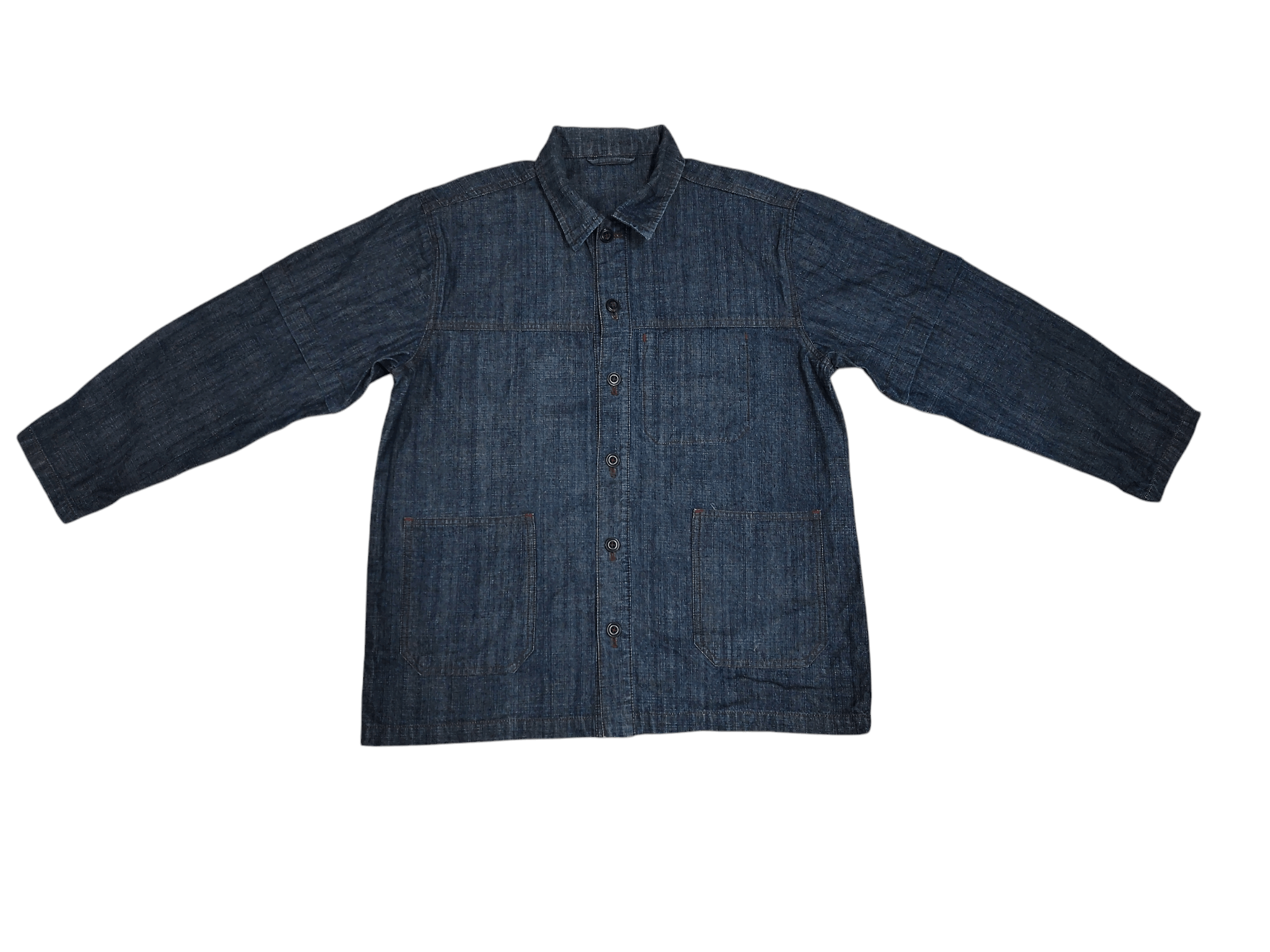 Yohji Yamamoto Sacsny Y’saccs by Yohji Yamamoto Chore Jacket Worker Denim Size US L / EU 52-54 / 3 - 2 Thumbnail