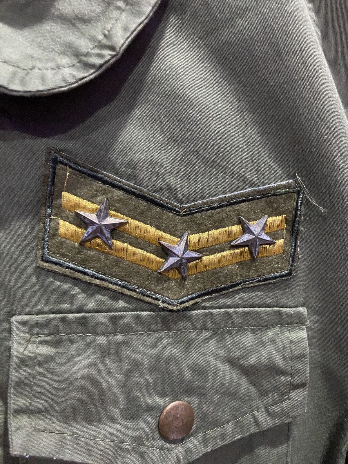 Vintage Vintage Japanese Brand US Army Jacket With Patches Military Size US M / EU 48-50 / 2 - 4 Thumbnail