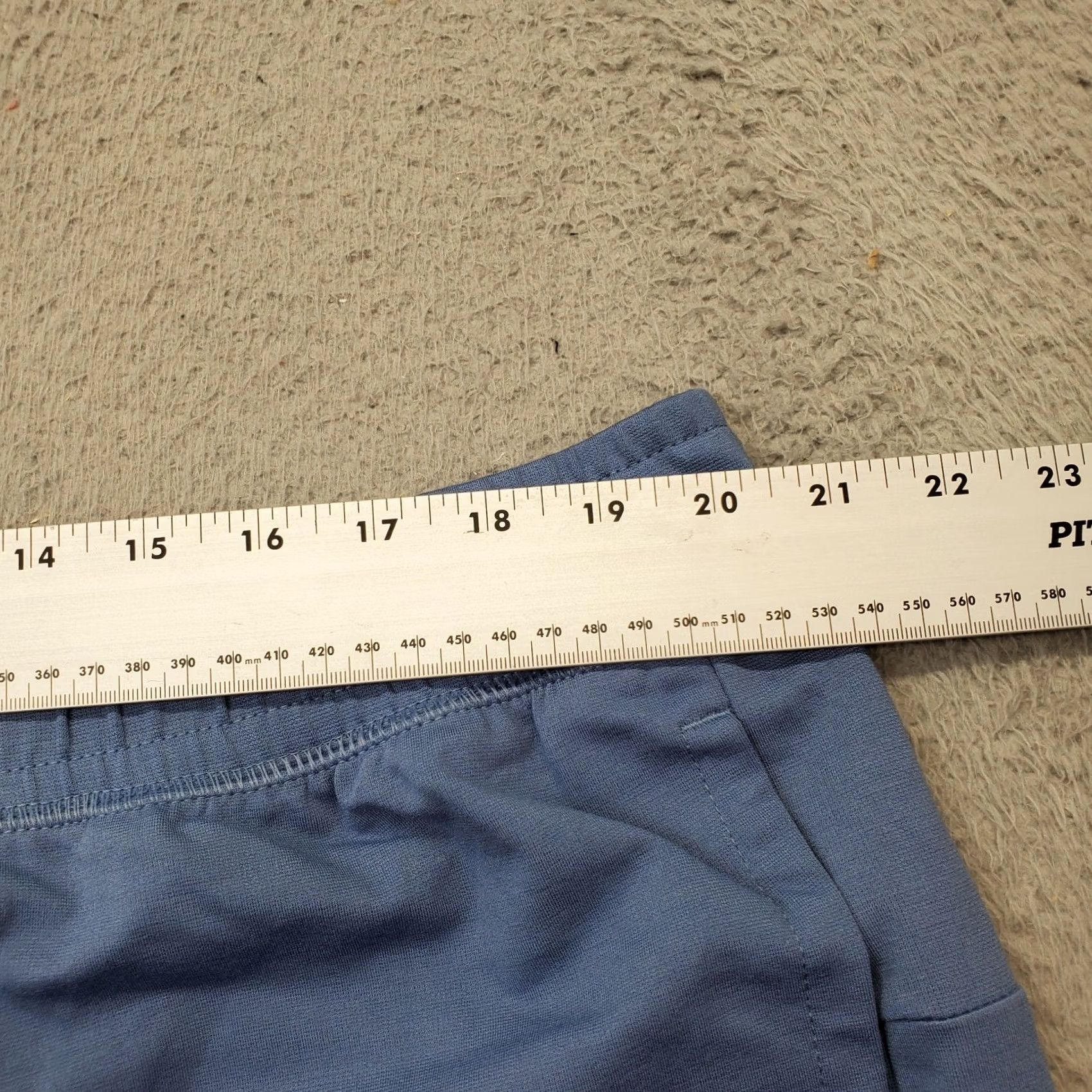 Vintage Member's Mark Everyday Shorts Mens 2XL Blue Premium Stretch Comfort Zip Pockets Size US 39 - 4 Thumbnail