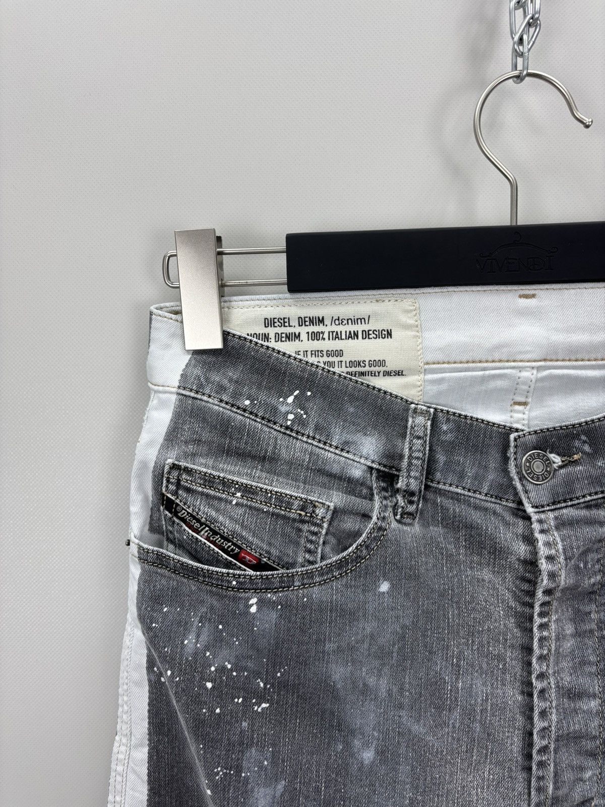 Diesel Mens jeans Y2k Diesel Size 30 Color Gray Size US 30 / EU 46 - 4 Thumbnail