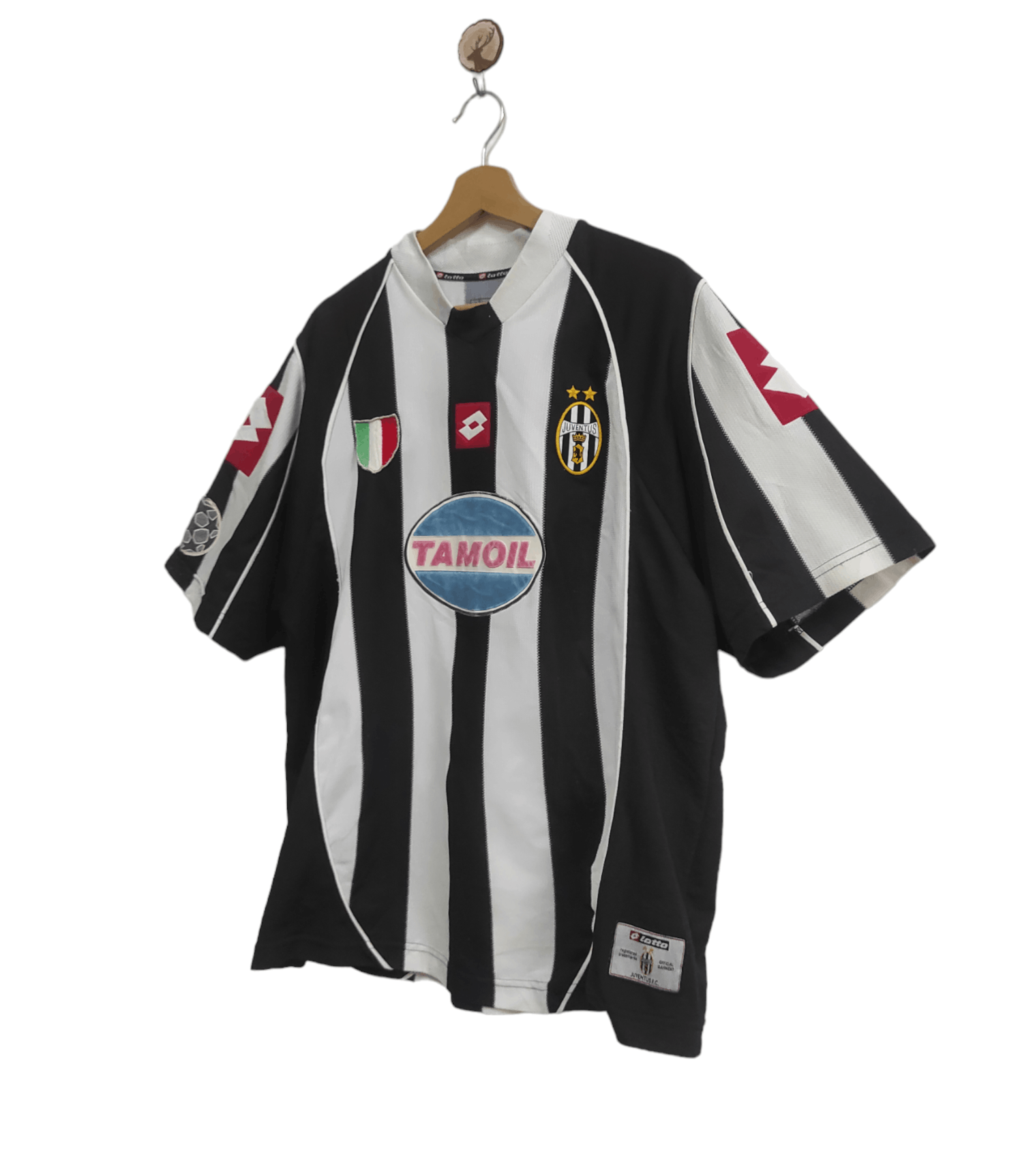 Lotto Sport Vintage Juventus Del Piero 2002-2003 Home Jersey Size US XL / EU 56 / 4 - 6 Thumbnail