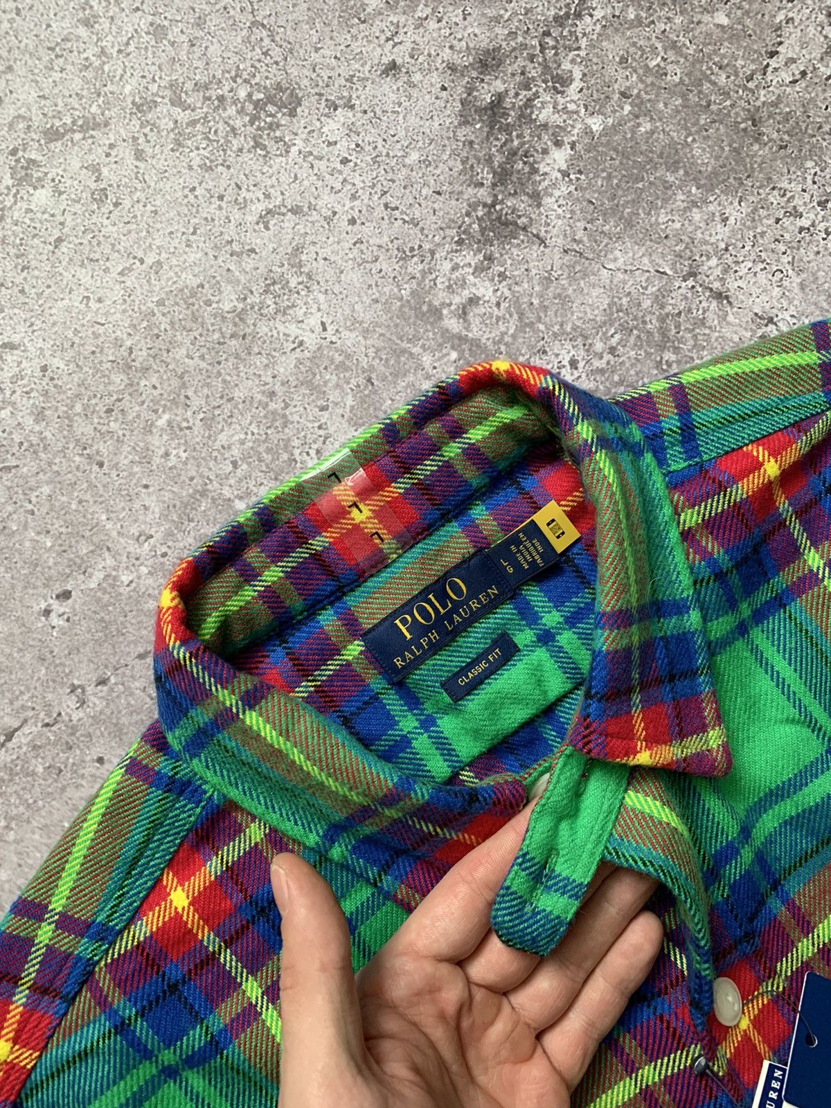 Polo Ralph Lauren × RRL Ralph Lauren × Ralph Lauren NEW Polo Ralph Lauren Plaid Flannel Overshirt Size US L / EU 52-54 / 3 - 5 Thumbnail