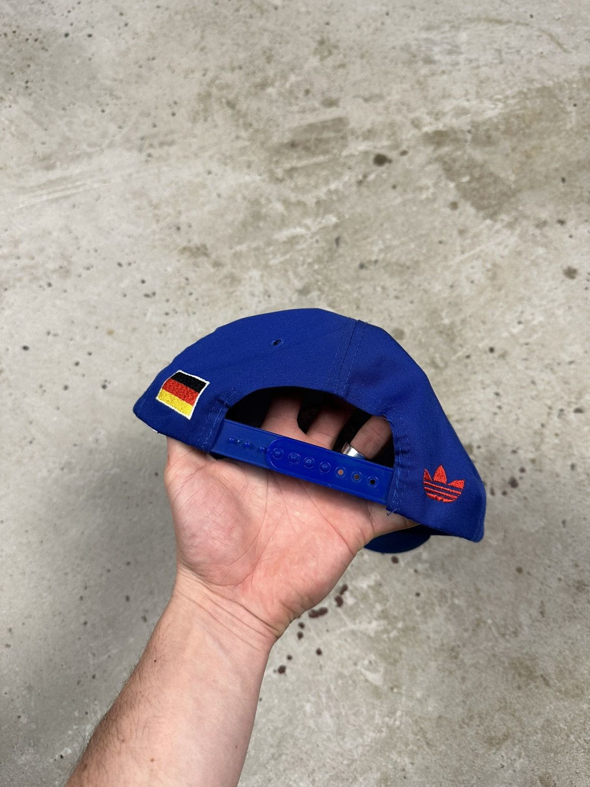 Adidas Vintage 90s Adidas x Bayern Munich Blue Hat Cap Size ONE SIZE - 5 Thumbnail