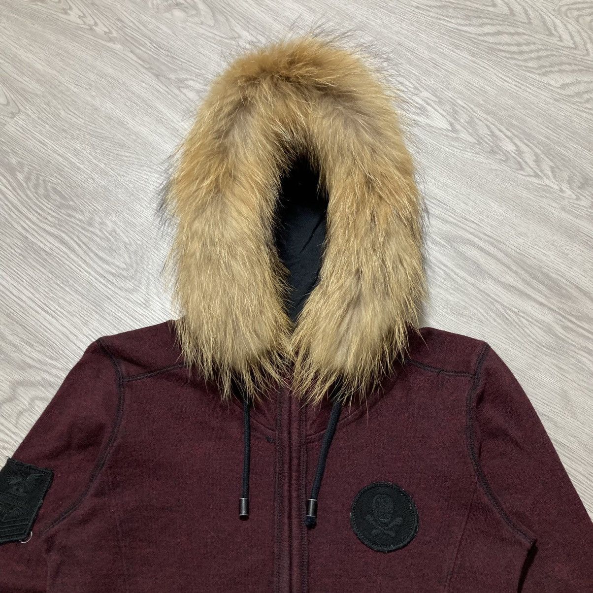 Hysteric Glamour 2000s Buckaro Skull Patch Logo Fur Ziphoodie Lgb Punk Style Size US S / EU 44-46 / 1 - 3 Thumbnail