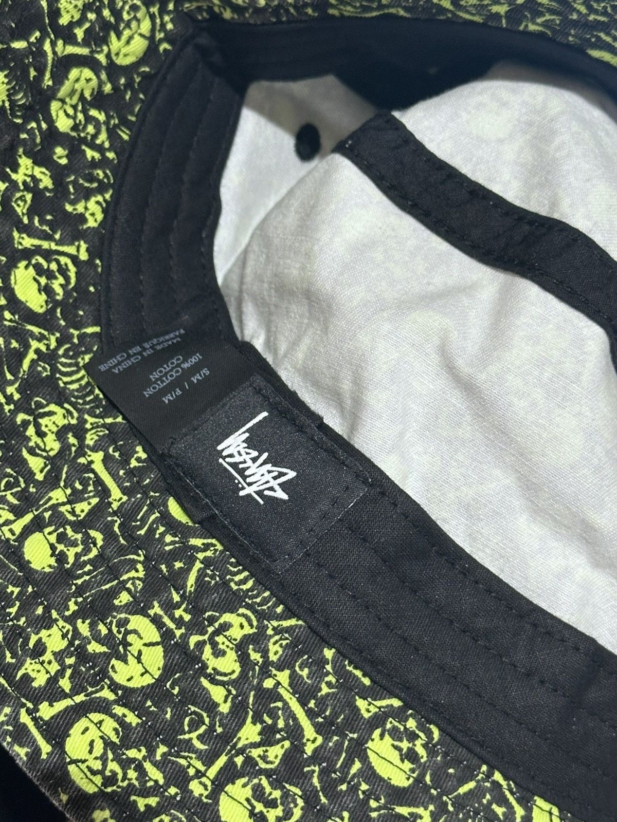 Stussy Stussy Bones Bucket Hat Size ONE SIZE - 3 Thumbnail
