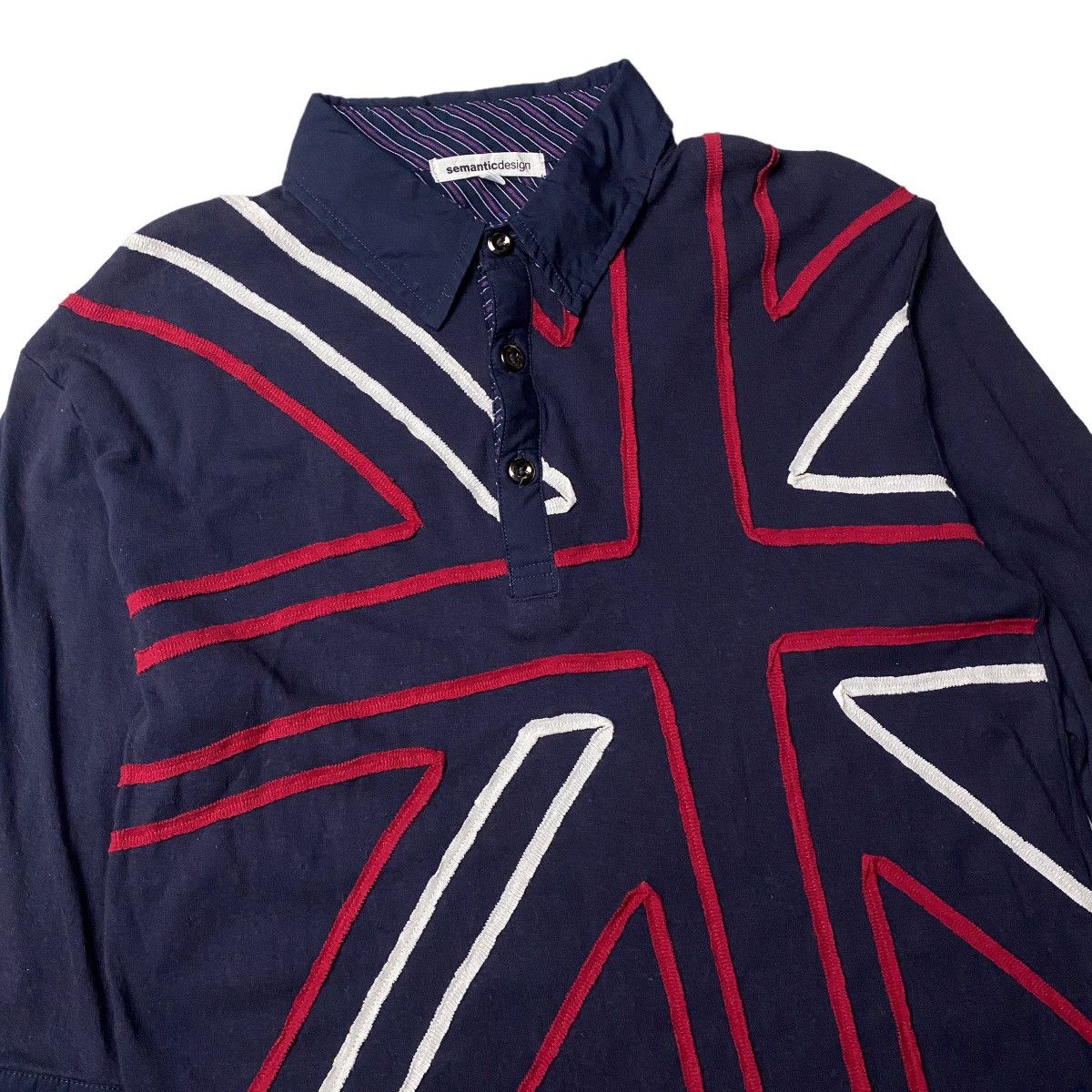 If Six Was Nine 2000's Semantic Design Britflag Poem Raglan Size US M / EU 48-50 / 2 - 3 Thumbnail